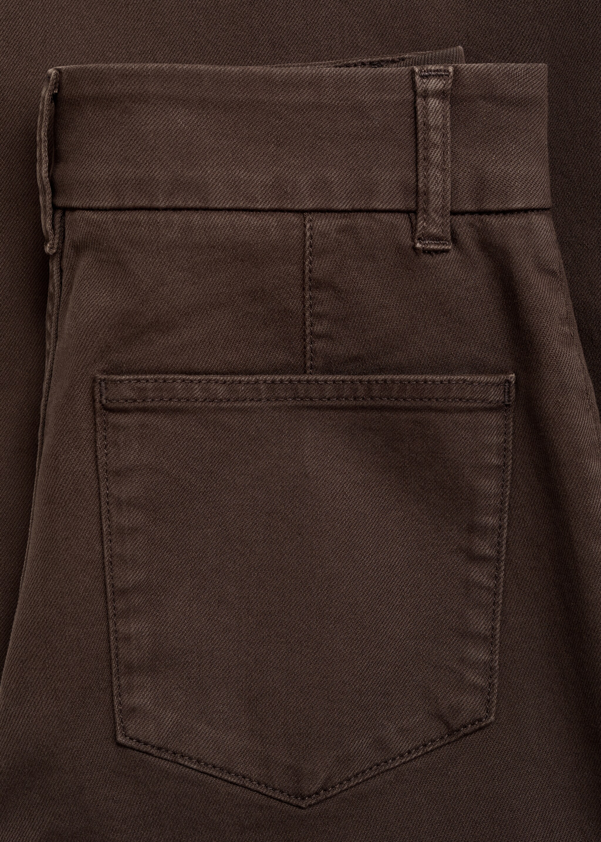 Jean wideleg taille haute coutures - Détail de l'article 0, Chocolat. Ref: 17067769-00.