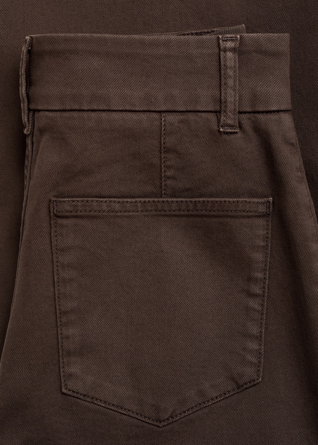 High-waisted wide-leg jeans with stitching