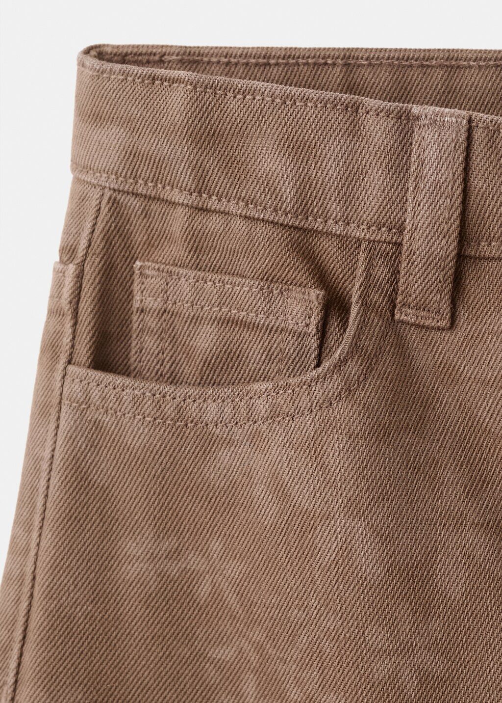 Floral-print straight-fit jeans