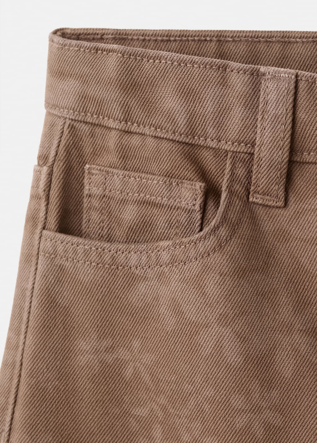 Floral-print straight-fit jeans