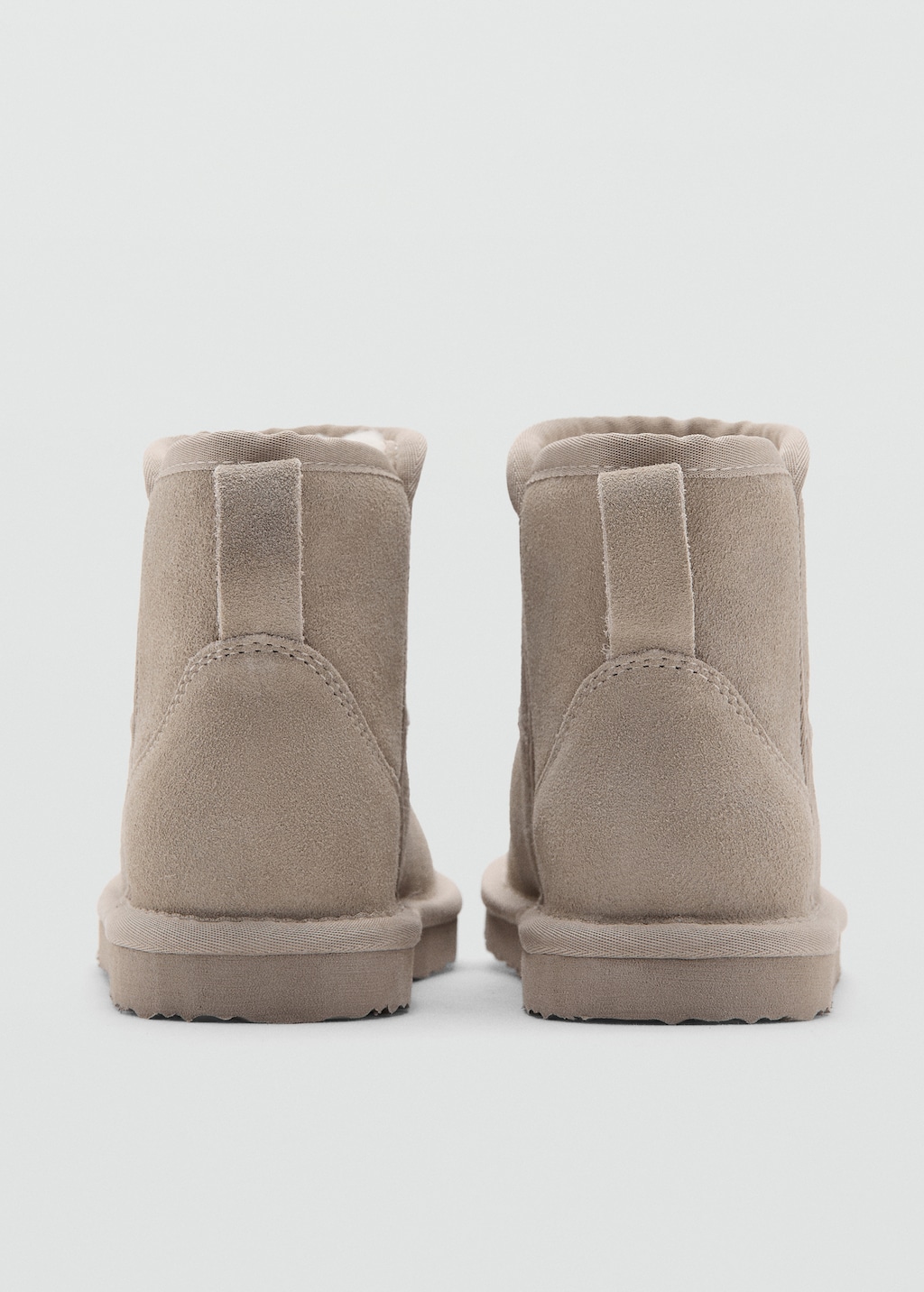 Sheepskin-lined ankle boots