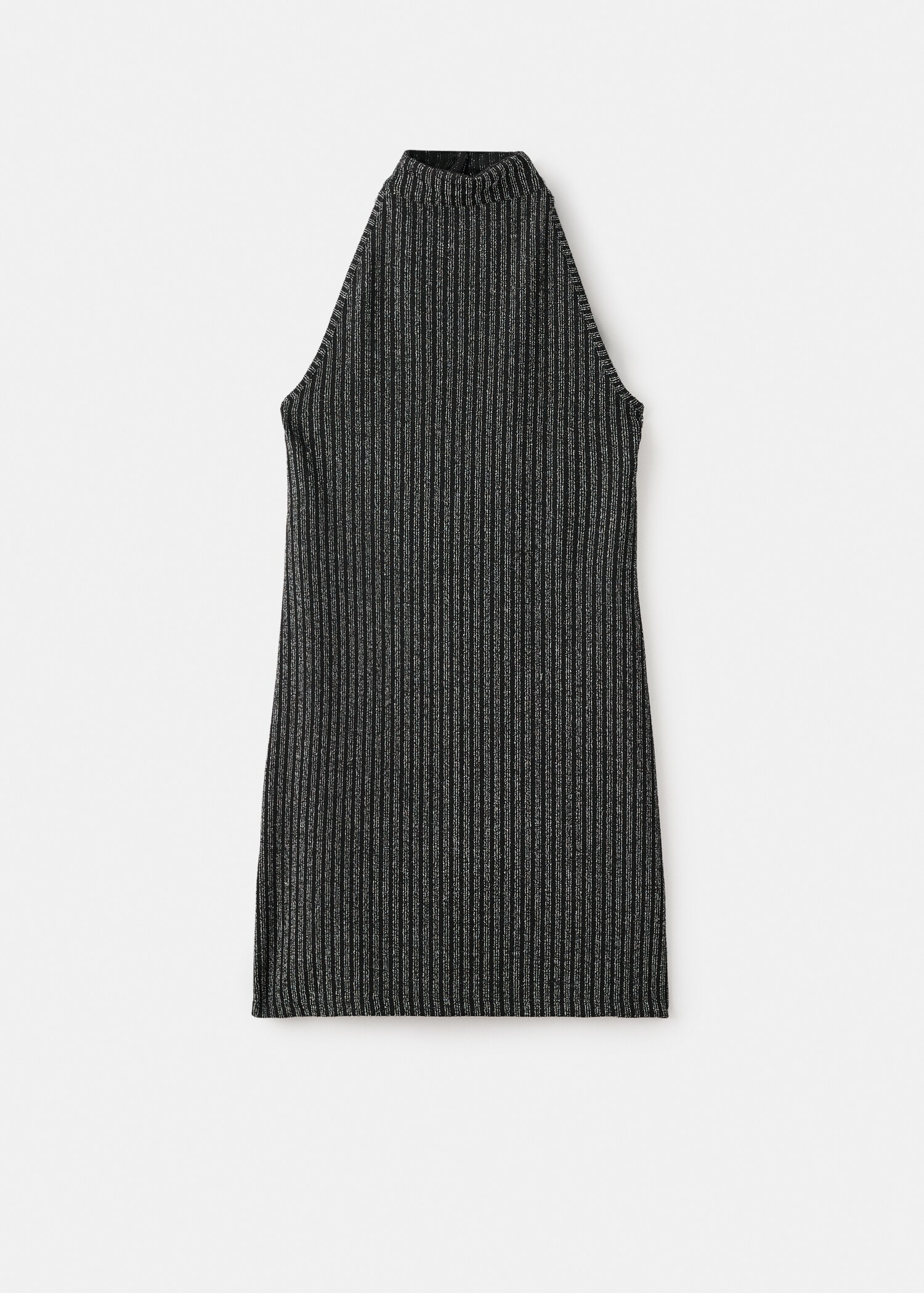 Lurex halter-neck dress - Article without model