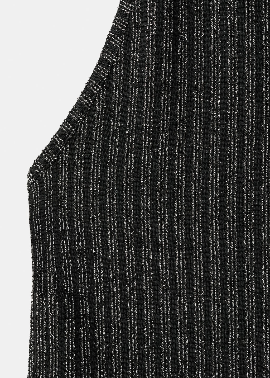 Lurex halter-neck dress