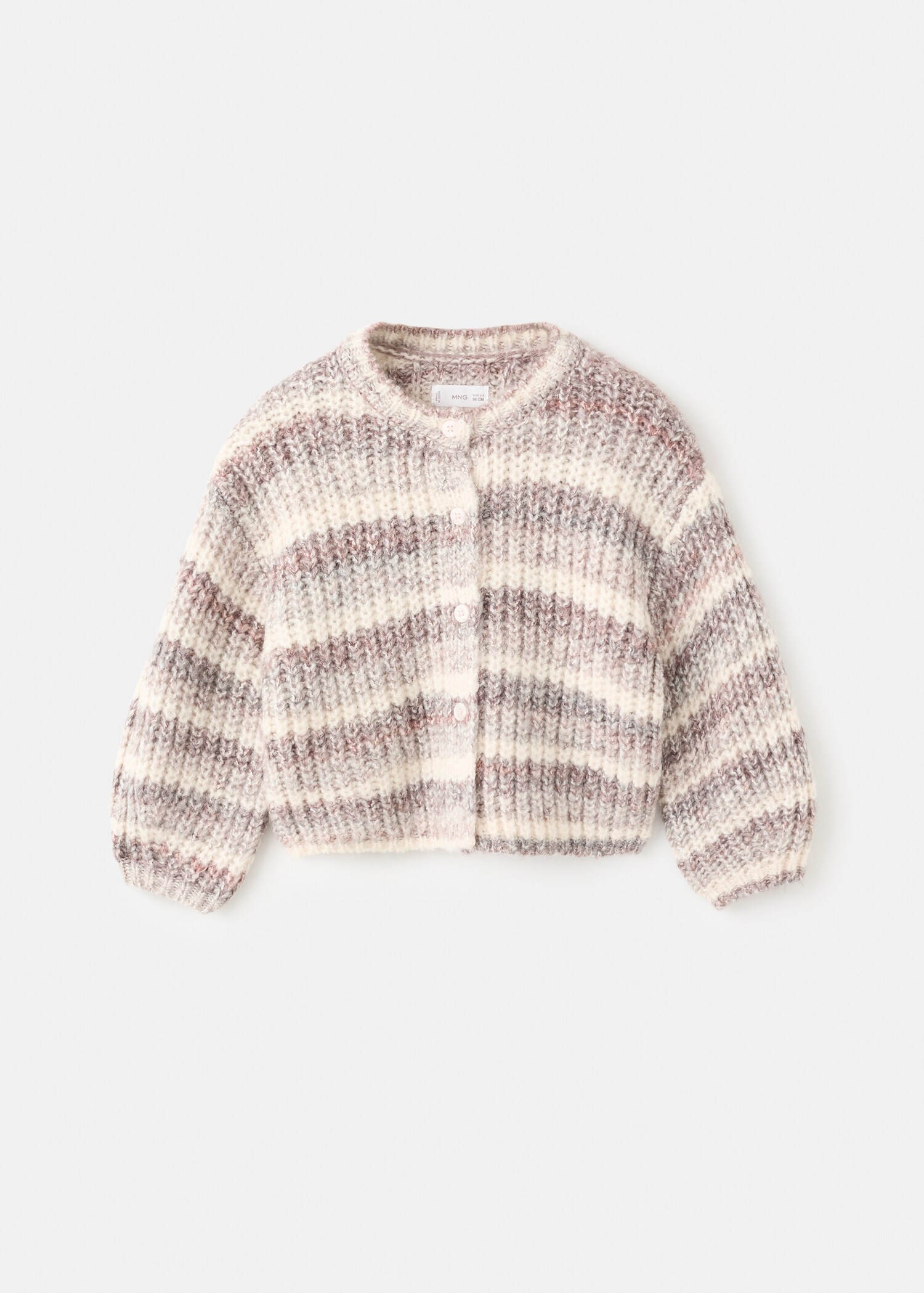 Striped flecked sweater - Article without model