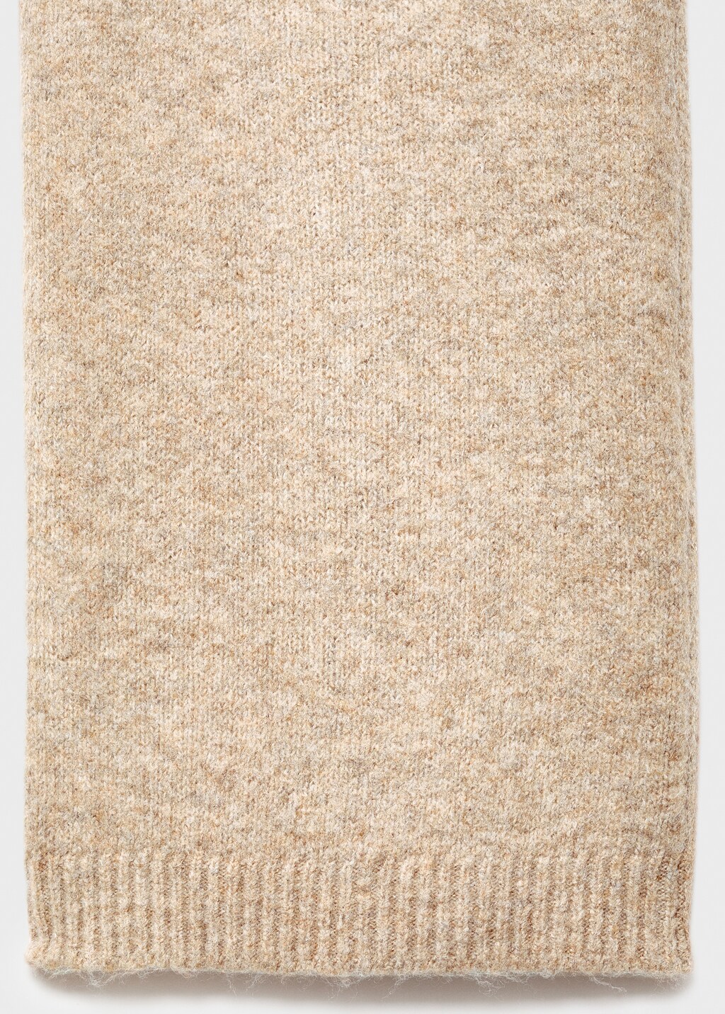 Straight-leg knitted pants