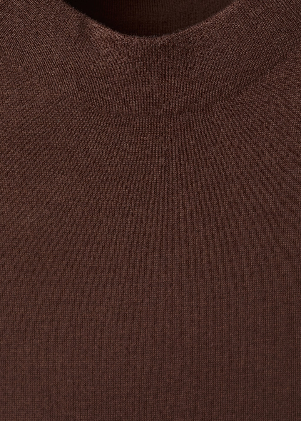 Mango Perkins-neck knitted dress