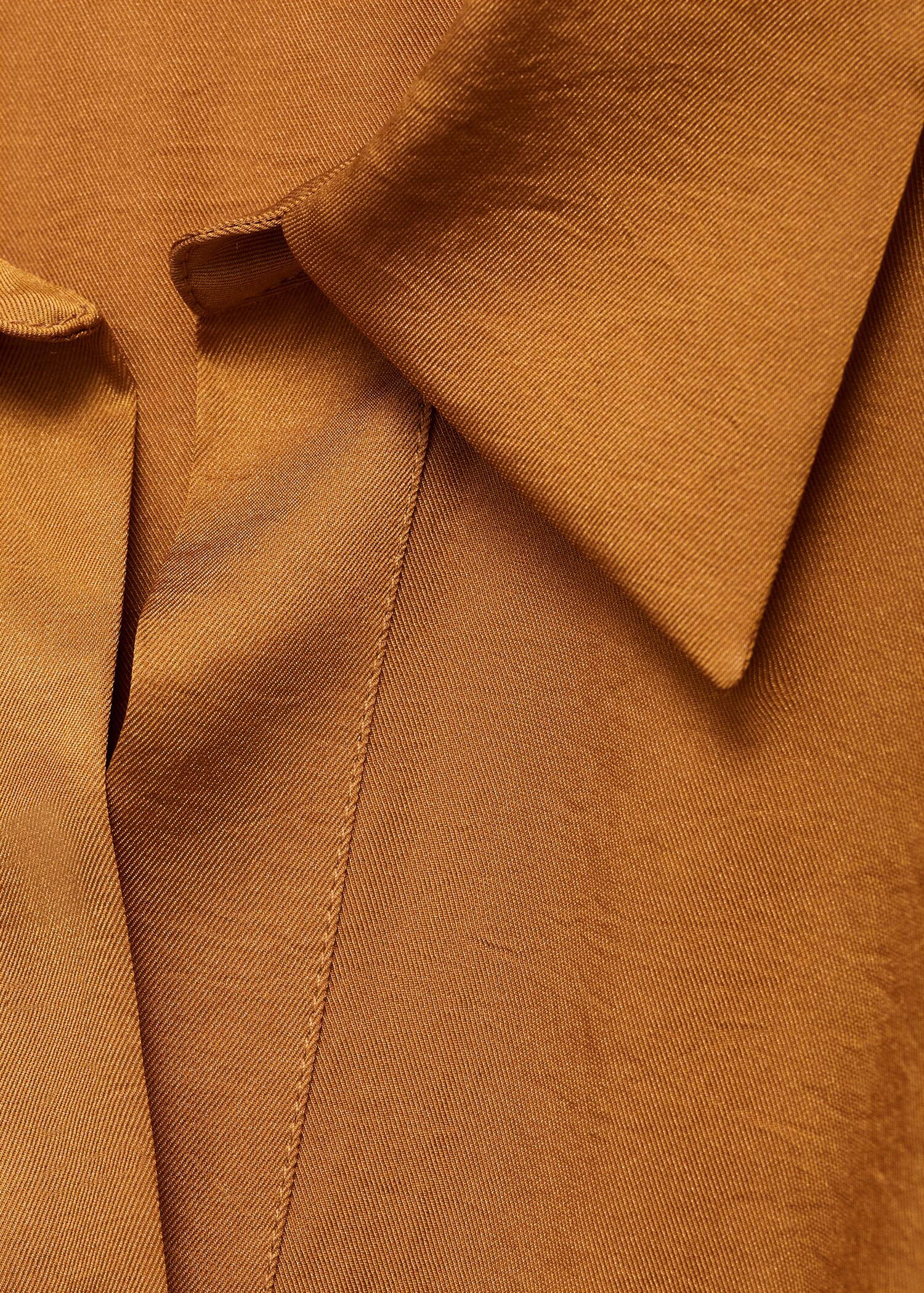 Cross-over satin blouse - Details of the article 8