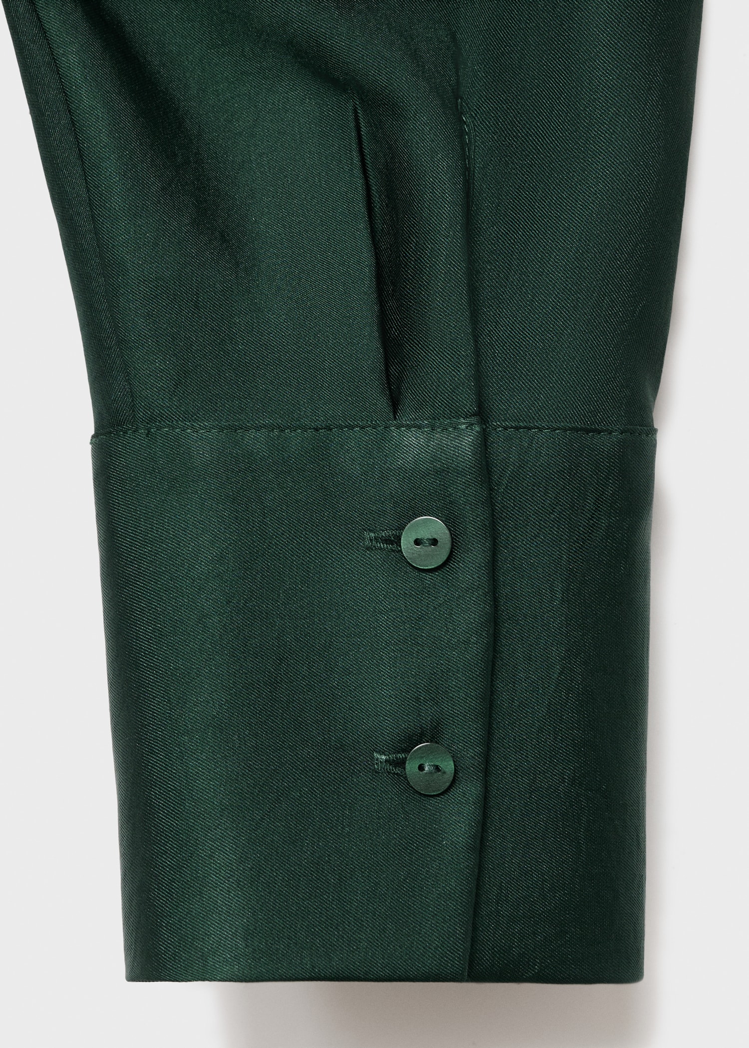 Cross-over satin blouse - Details of the article 0