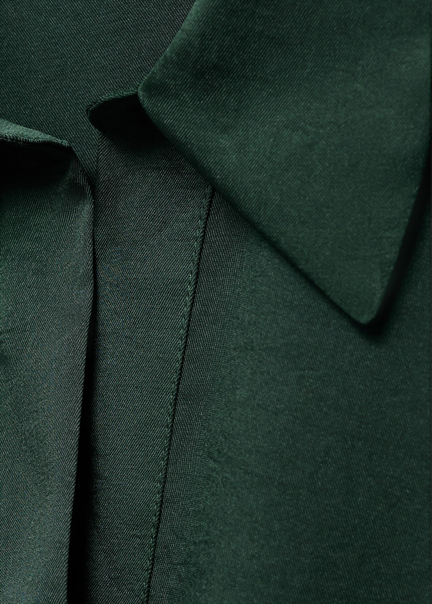 Cross-over satin blouse - Details of the article 8