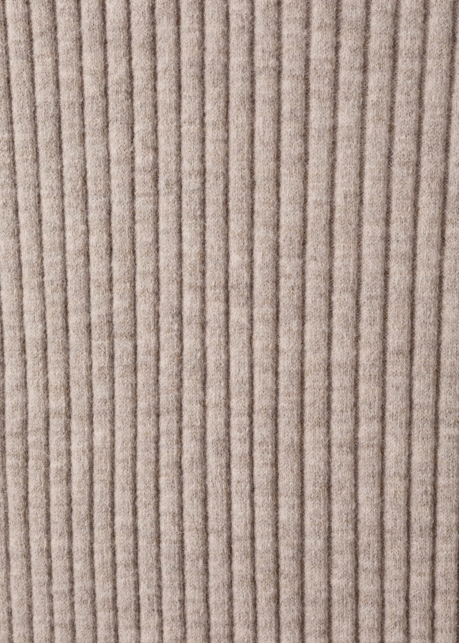Perkins-neck ribbed dress - Details of the article 0