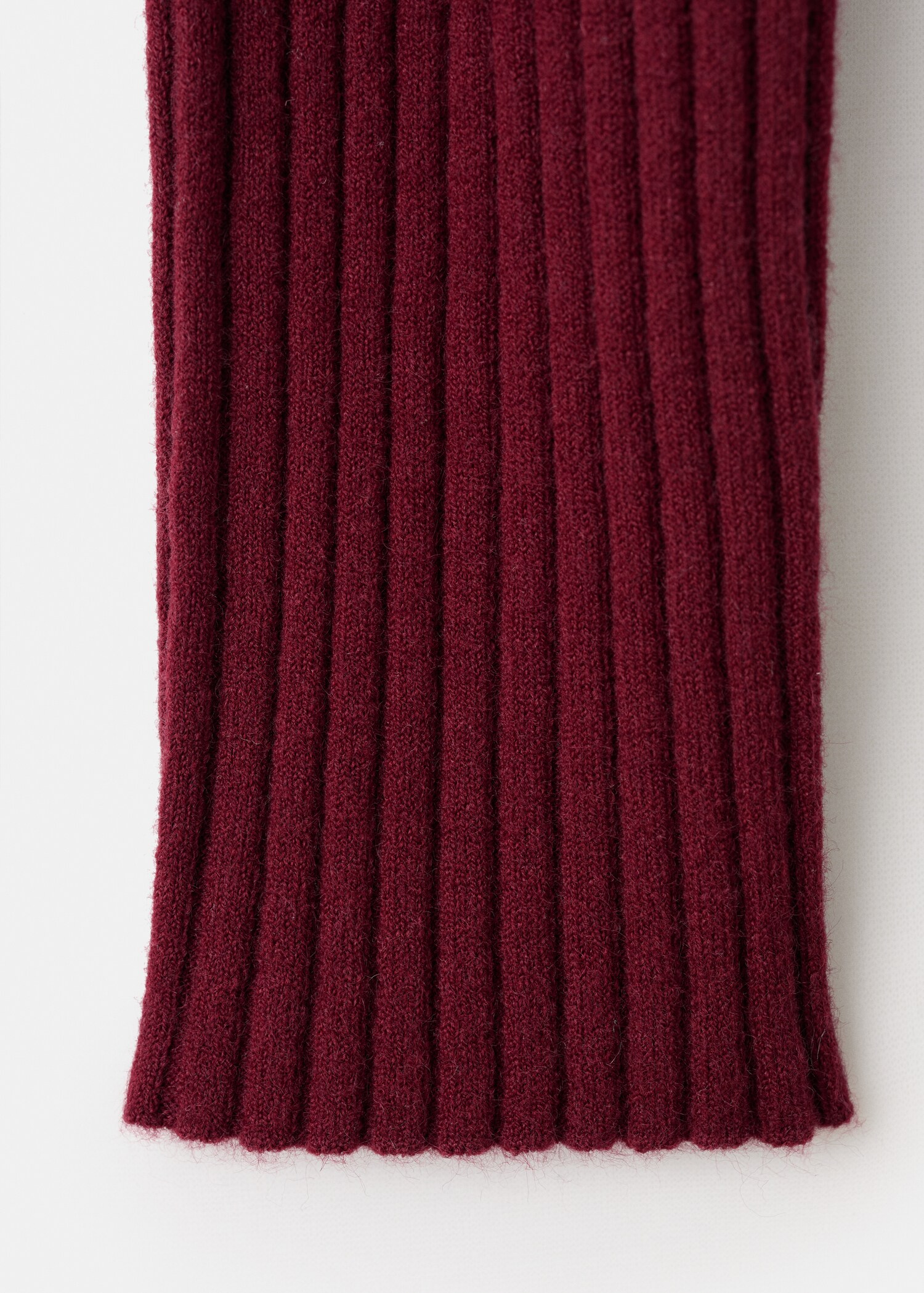 Perkins-neck ribbed dress - Details of the article 0