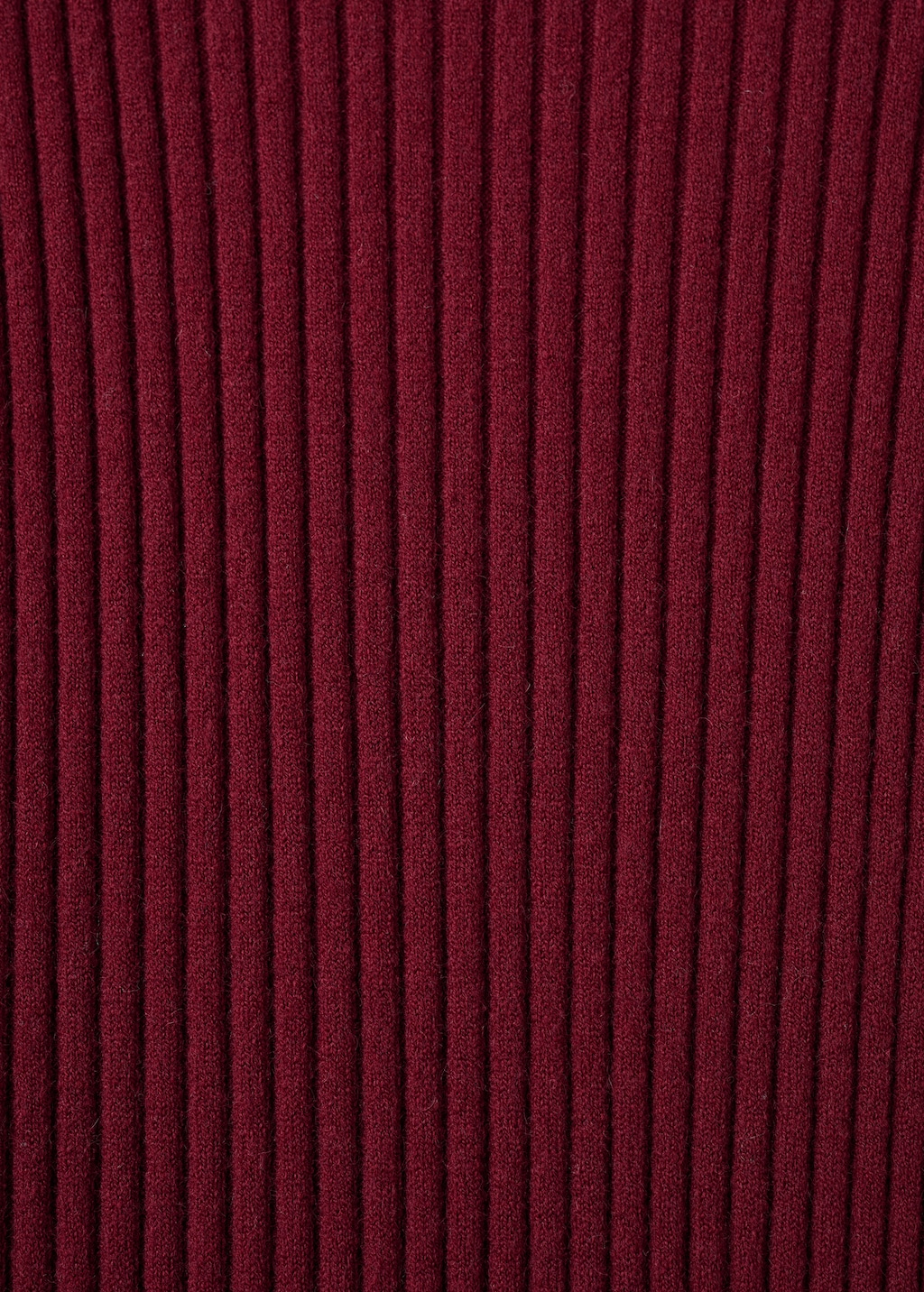 Perkins-neck ribbed dress