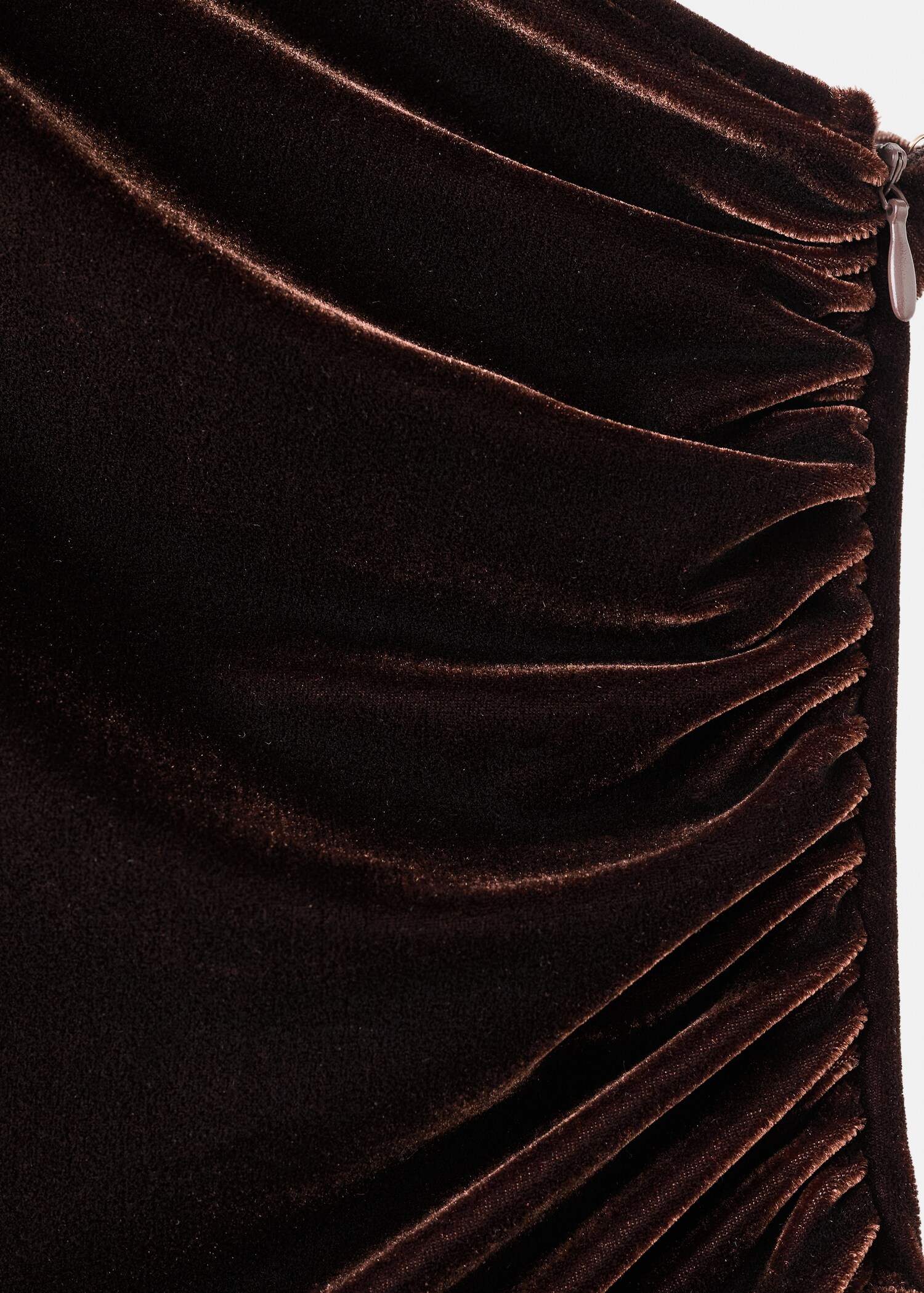 Velvet jumpsuit with metallic detail - Details of the article 0