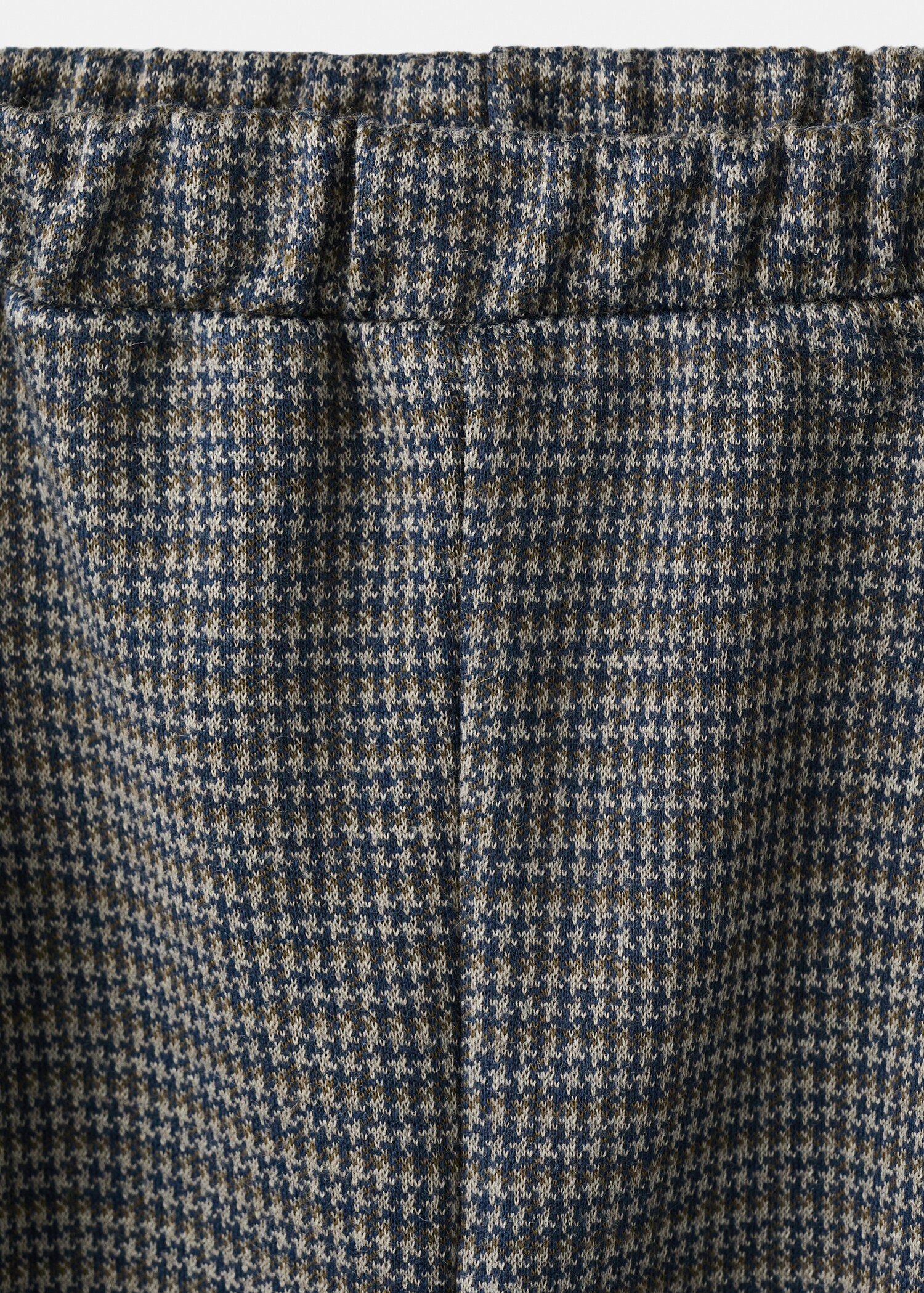 Houndstooth print straight trousers - Details of the article 8