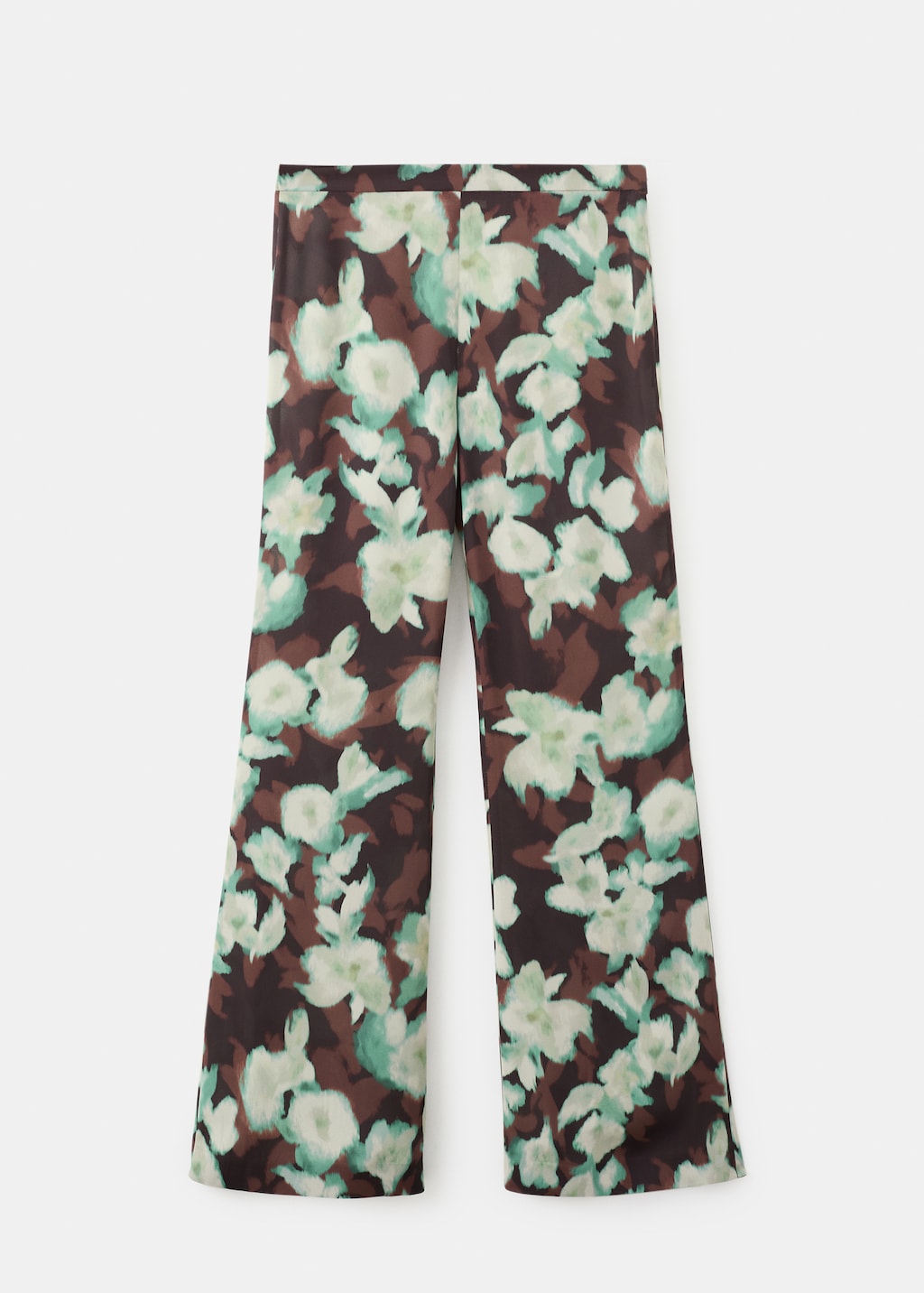 Printed flared pants