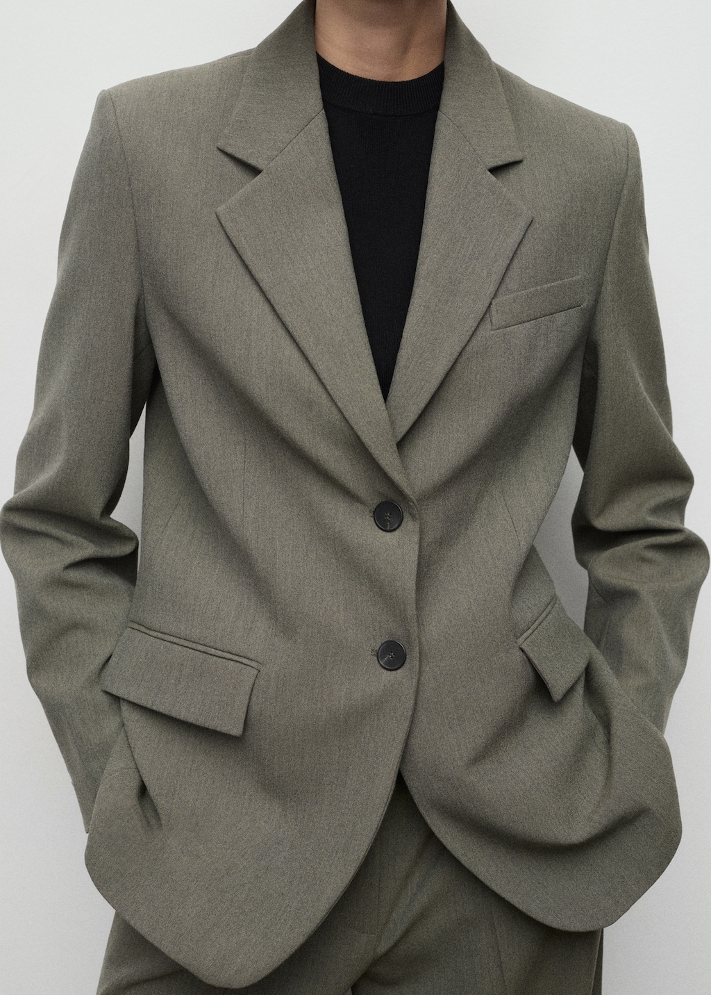 ジャケット・アウター Collarless Double Breasted Suit Jacket Double-Breasted Suit Jackets for Men | SUITSUPPLY