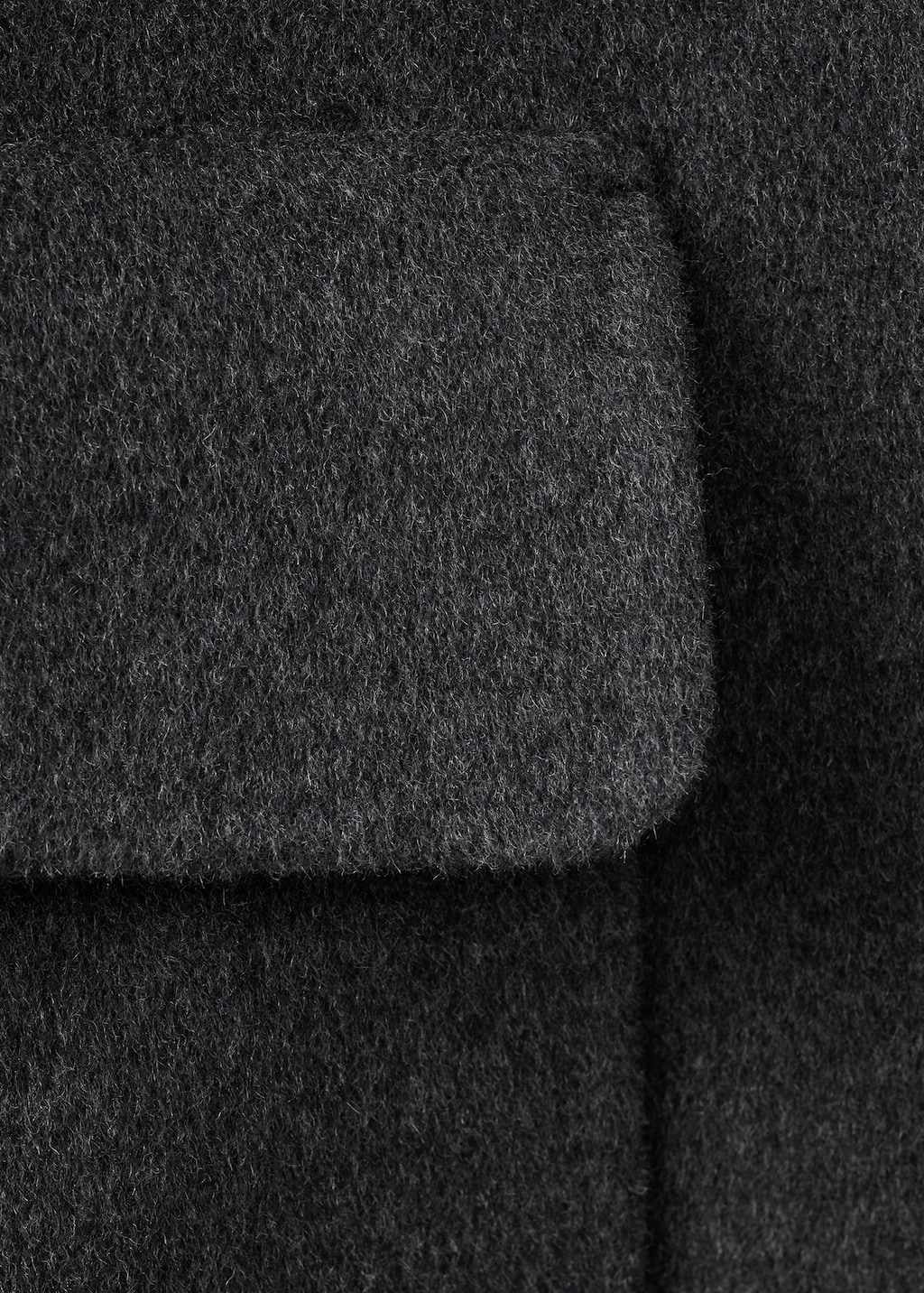 Handmade wool coat with hood