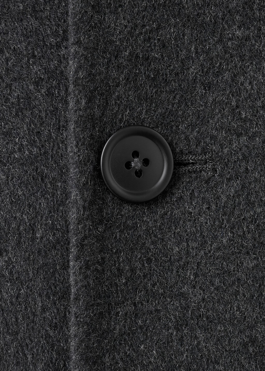 Handmade wool coat with hood