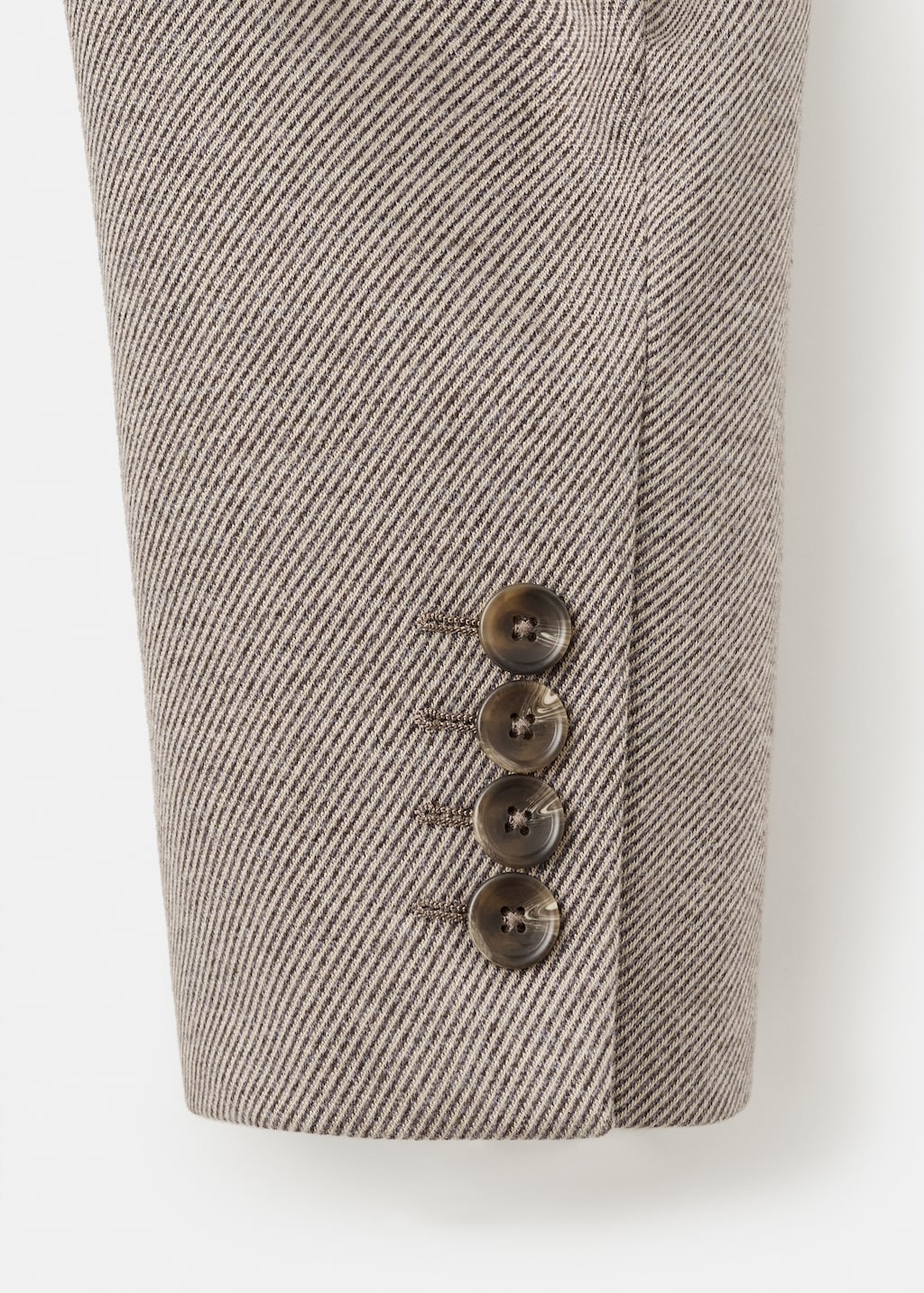 Slim-fit micro-houndstooth jacket