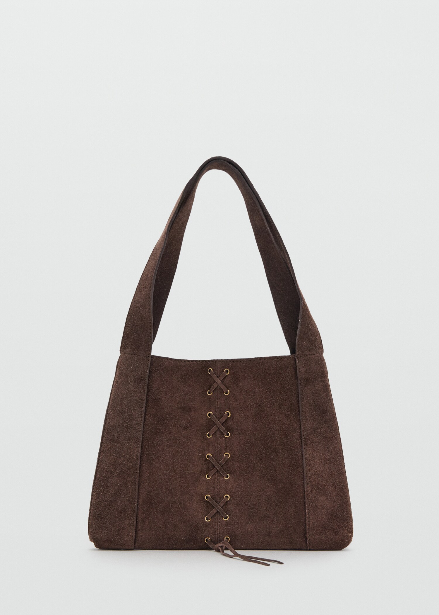 Leather bag with cord detail - Article without model