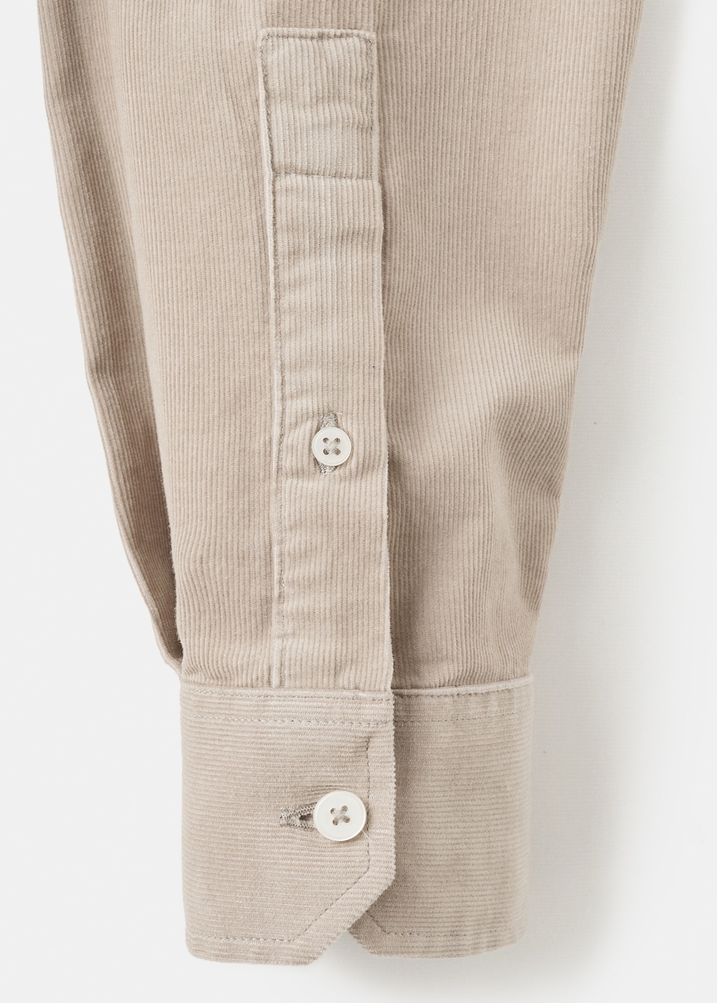 Classic-fit micro-corduroy shirt