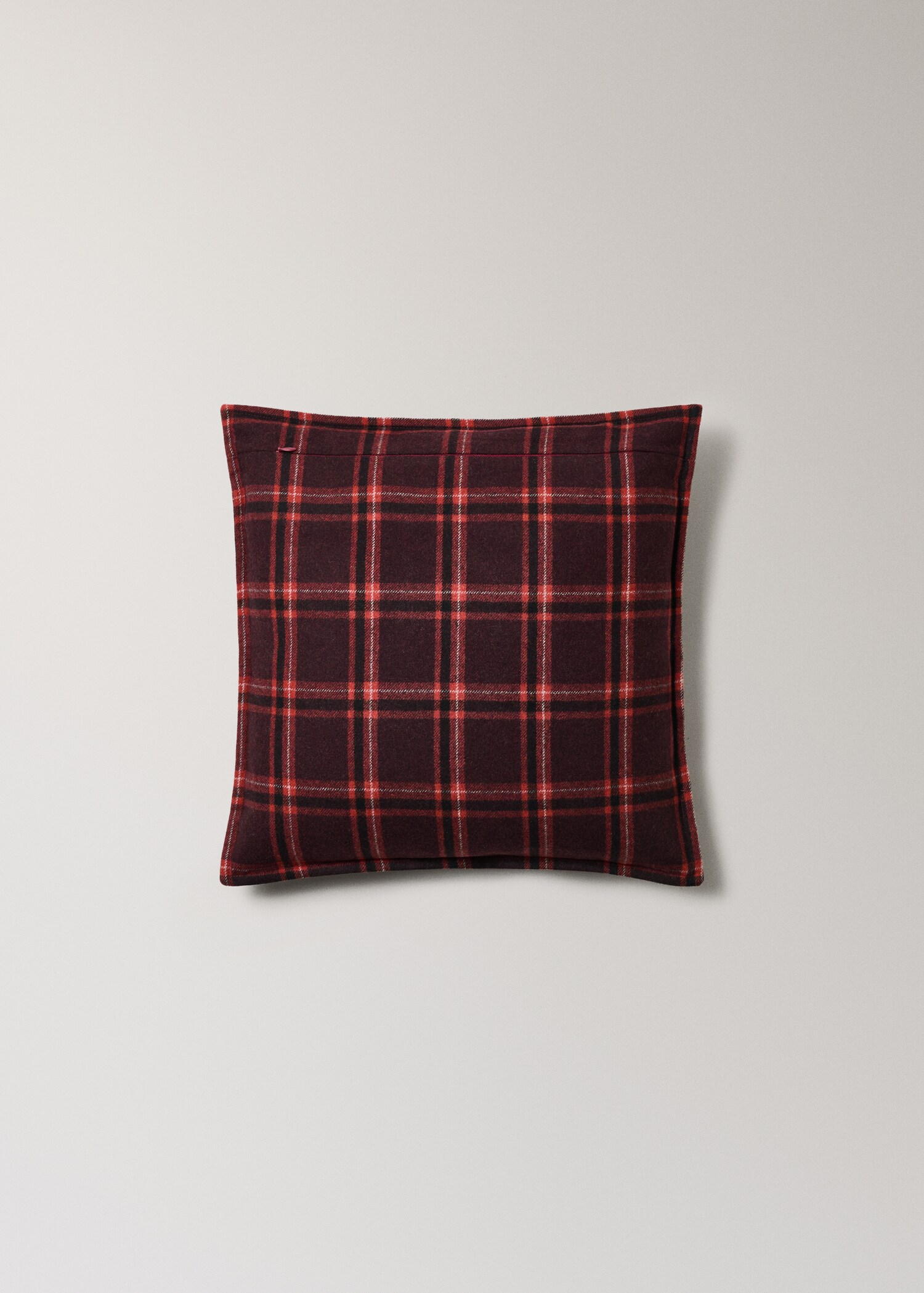 Wool check cushion cover 45x45 cm - Details of the article 4