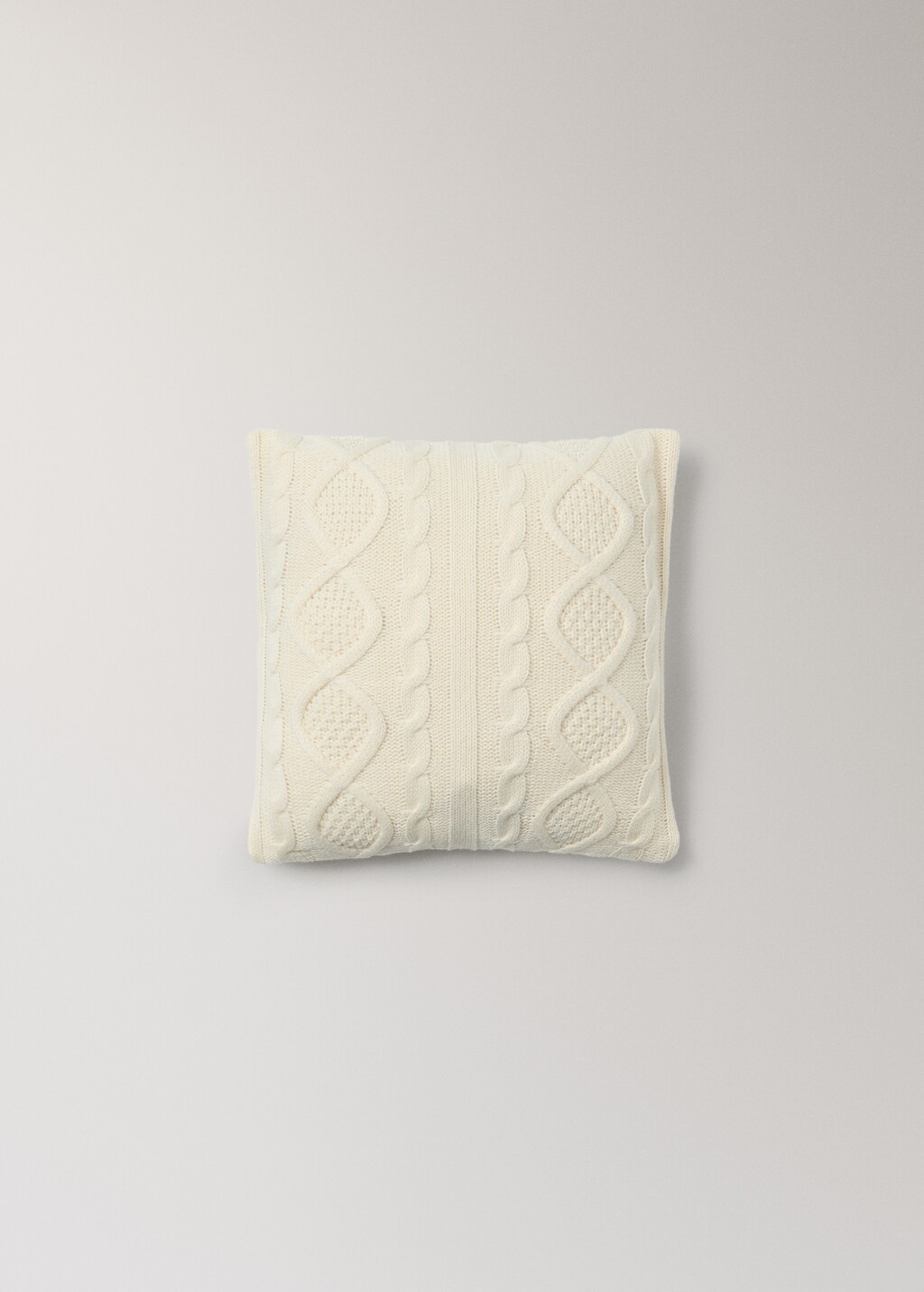 Children’s cable-knit cushion cover 17.72 x