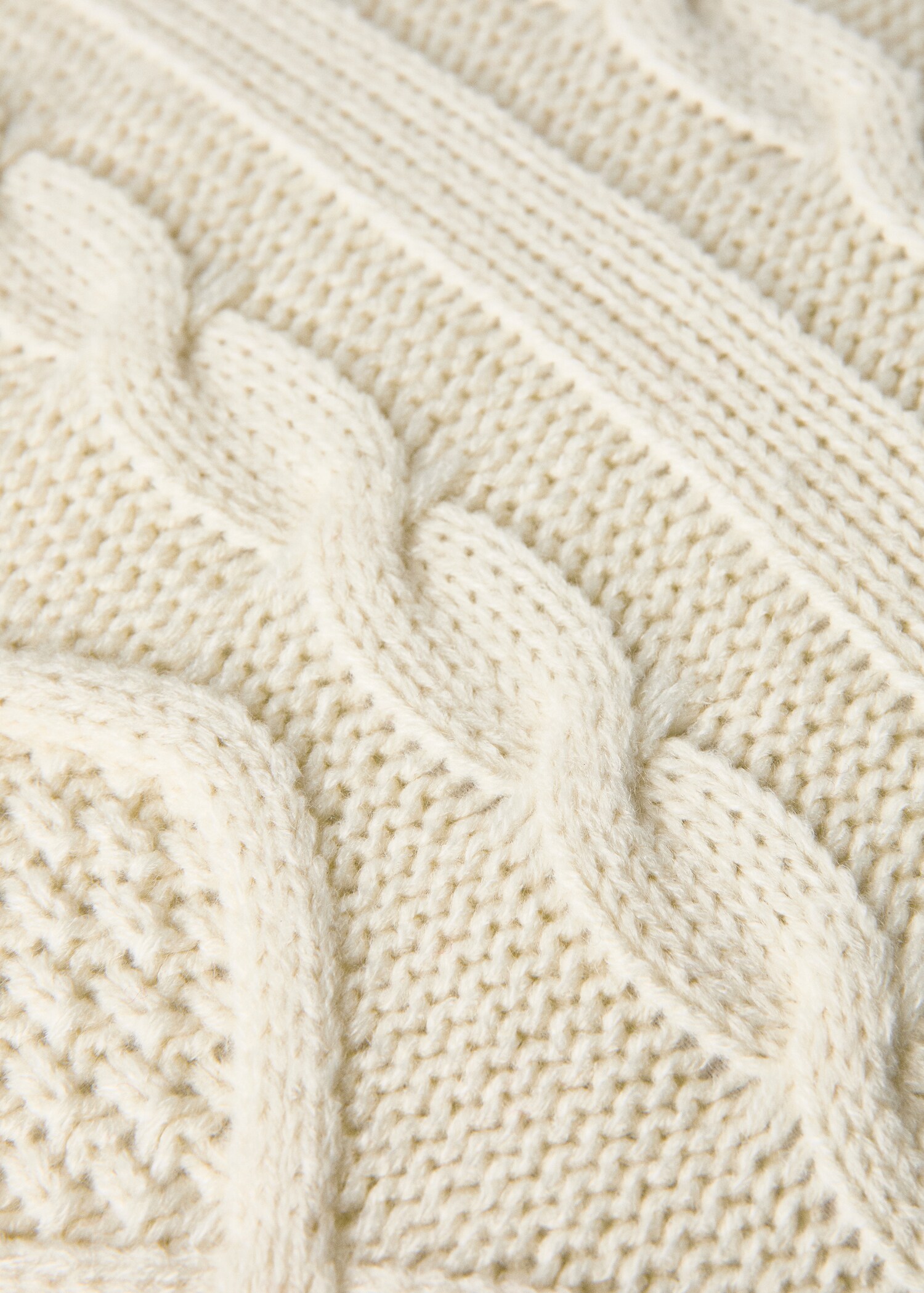 Children’s cable-knit cushion cover 45x45 cm - Details of the article 2