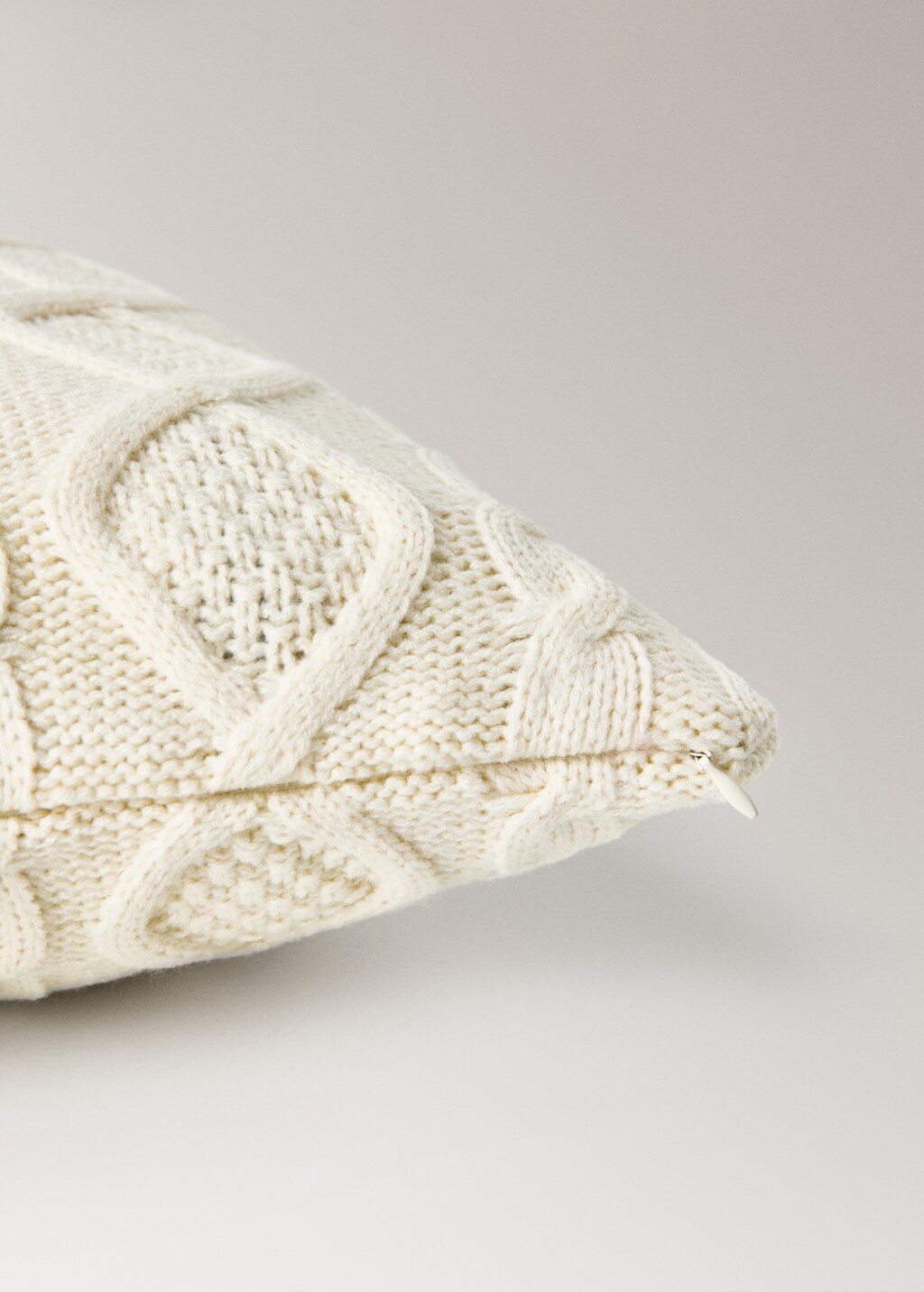 Children’s cable-knit cushion cover 17.72 x