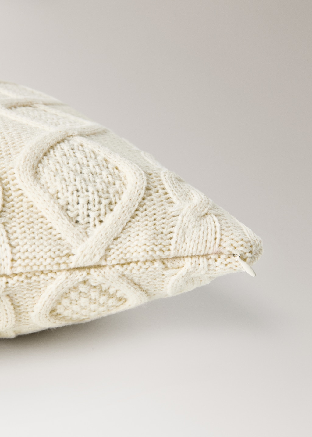 Children’s cable-knit cushion cover 17.72 x