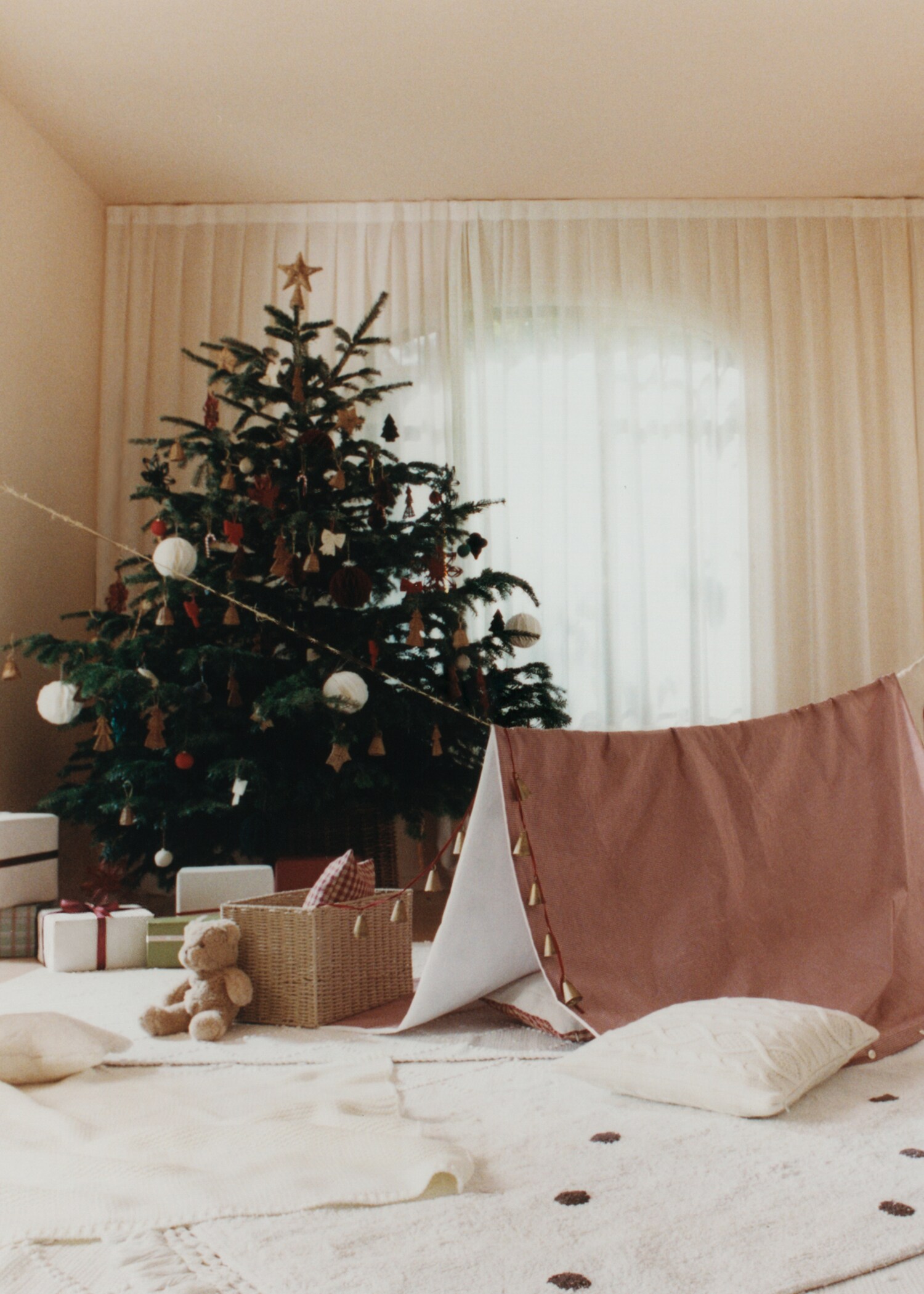 Housse de coussin enfant maille torsadée 45x45 cm - Détail de l'article 6