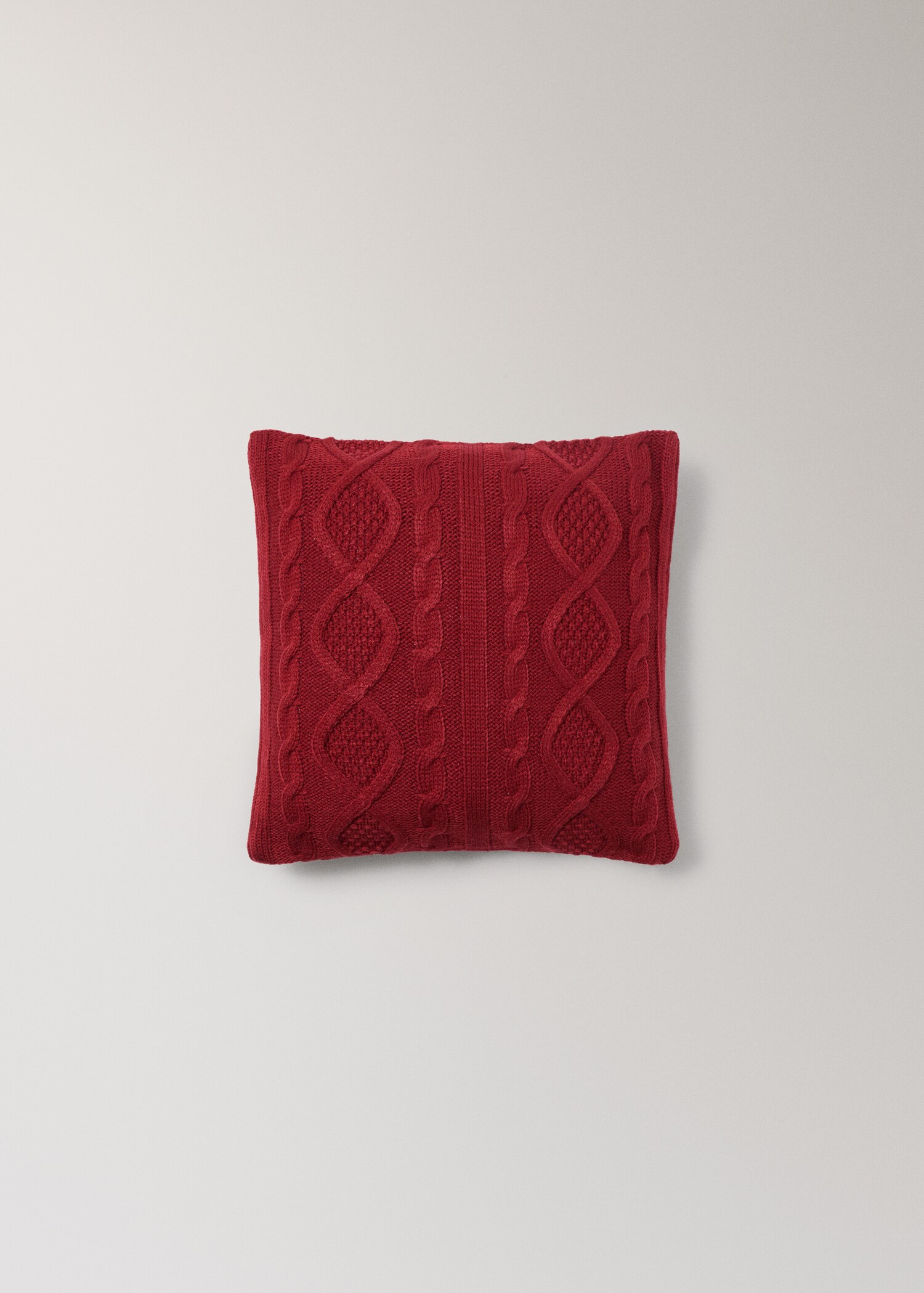 Children’s cable-knit cushion cover 45x45 cm - Article without model