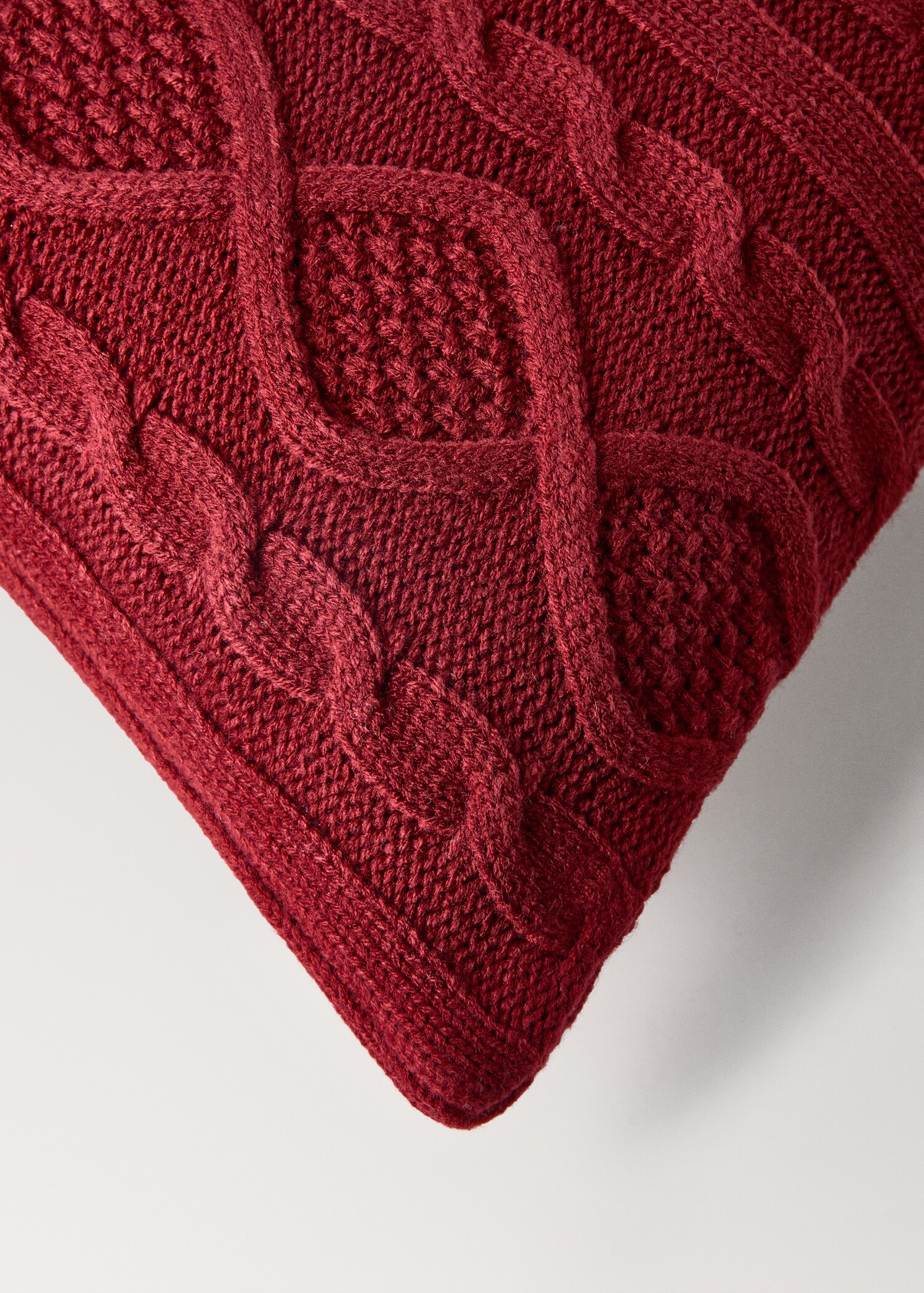 Children’s cable-knit cushion cover 45x45 cm - Details of the article 1