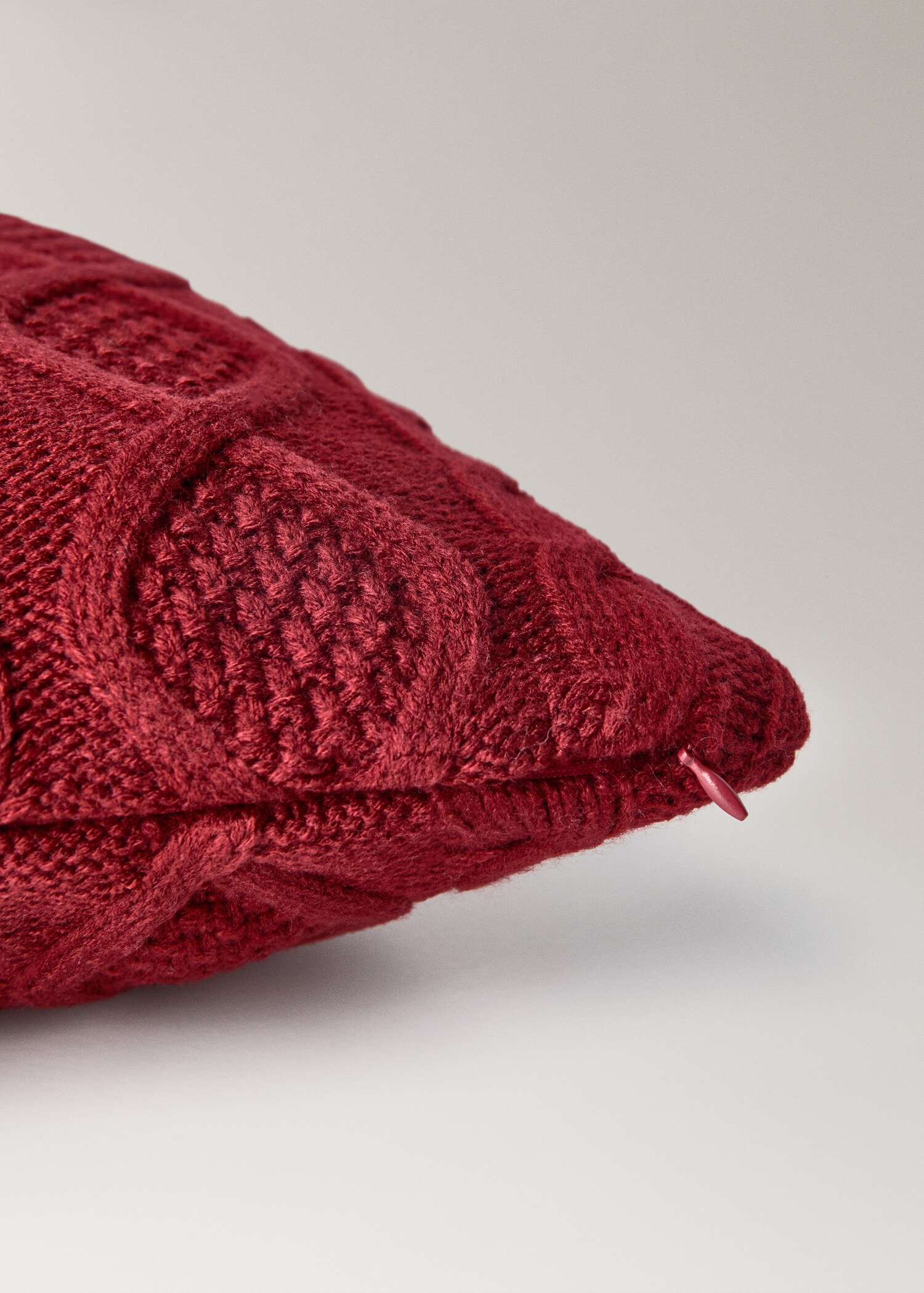 Children’s cable-knit cushion cover 45x45 cm - Details of the article 3
