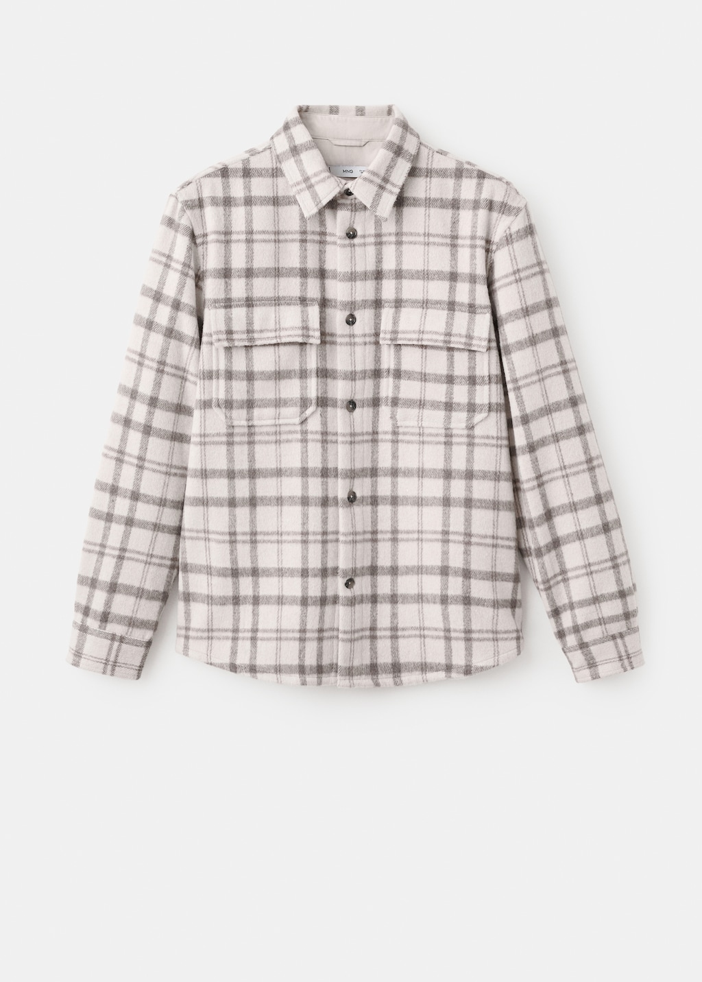 Check flannel overshirt