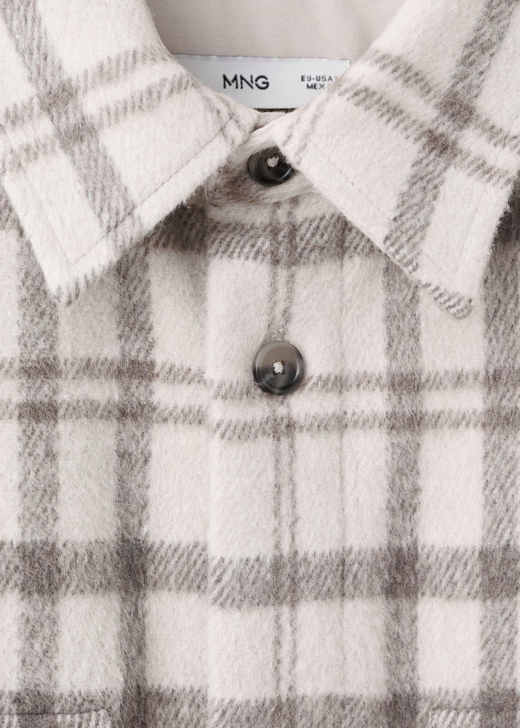 Check flannel overshirt
