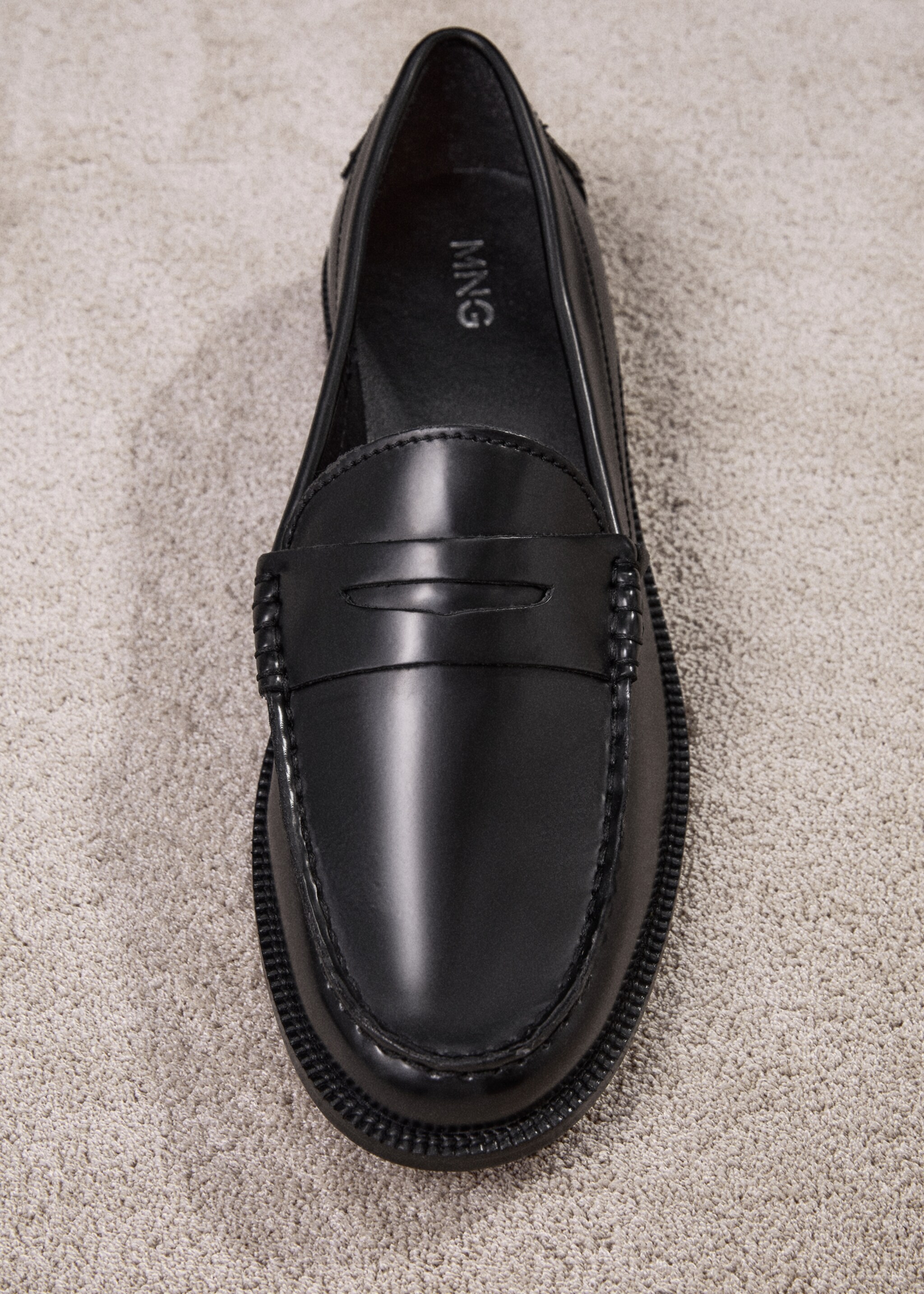 Classic loafers - Details of the article 7, Black. Ref: 17067906-00.