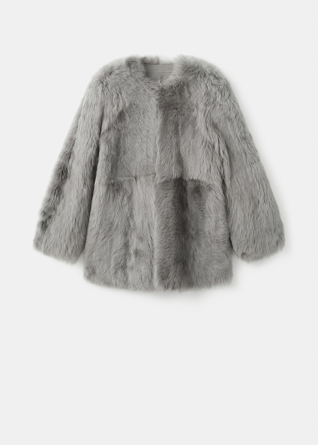 Reversible fur coat