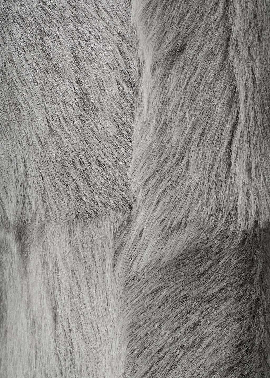 Reversible fur coat