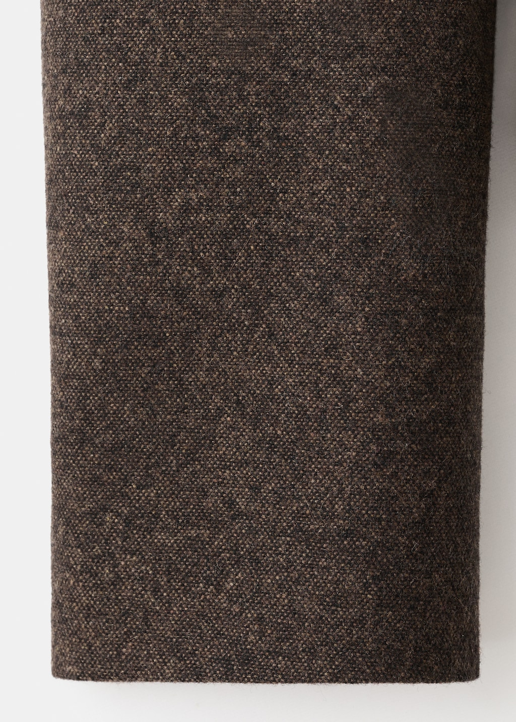 Cropped mottled wool suit jacket