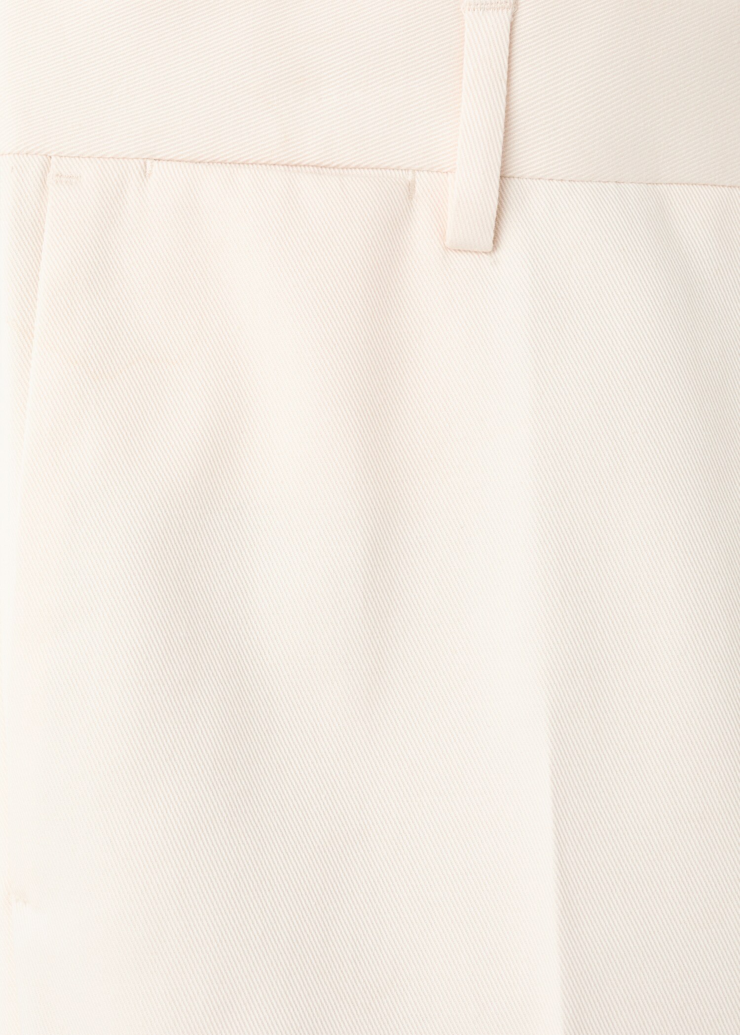 Regular fit pleated cotton trousers - Details of the article 0