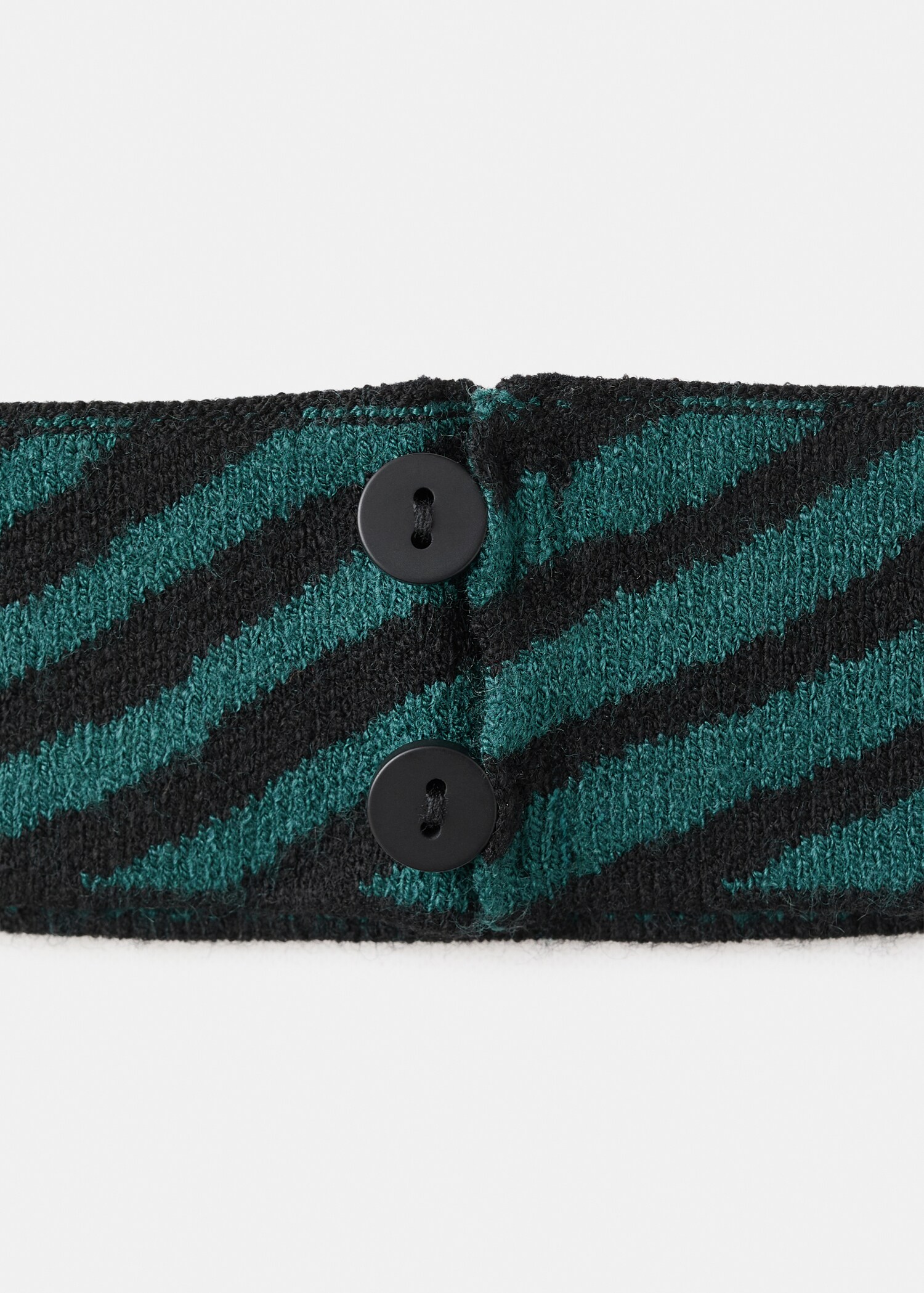 Striped strapless top - Details of the article 0
