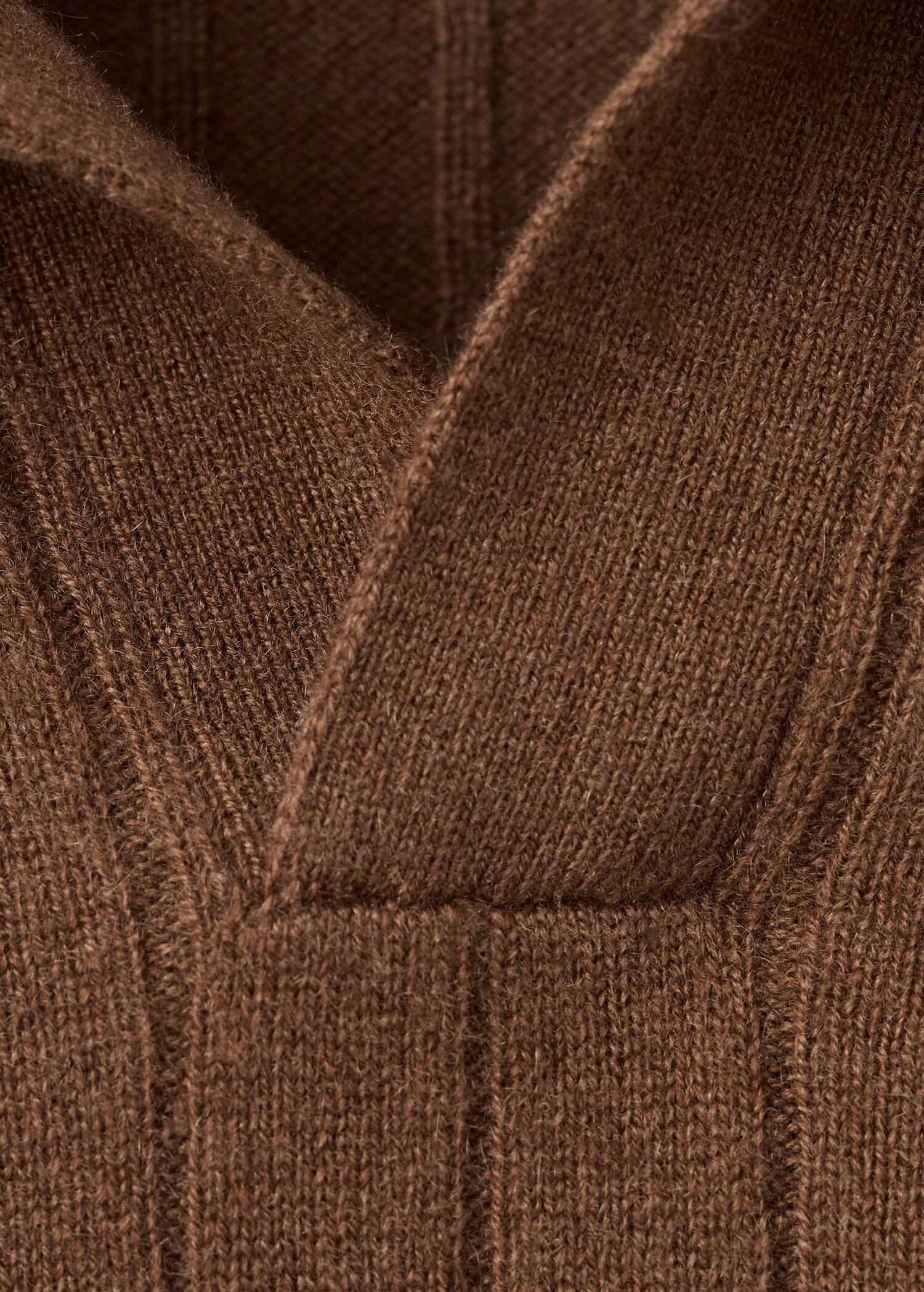 Camisola com estilo de polo de 100% caxemira - Pormenor do artigo 0