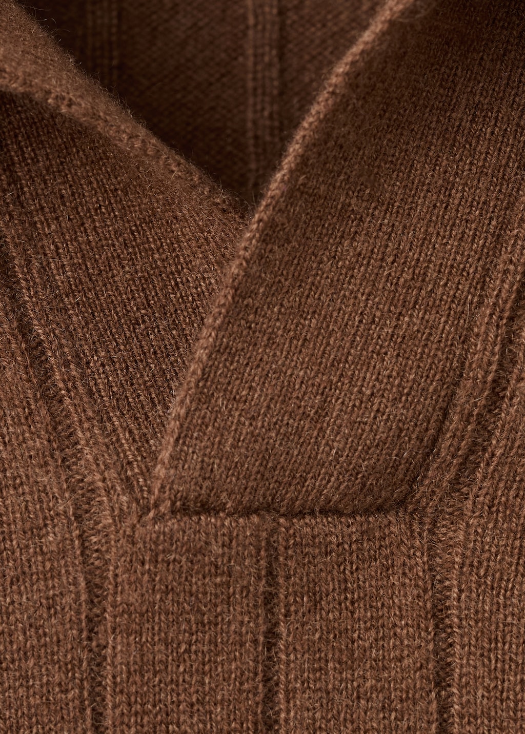 100% cashmere polo sweater