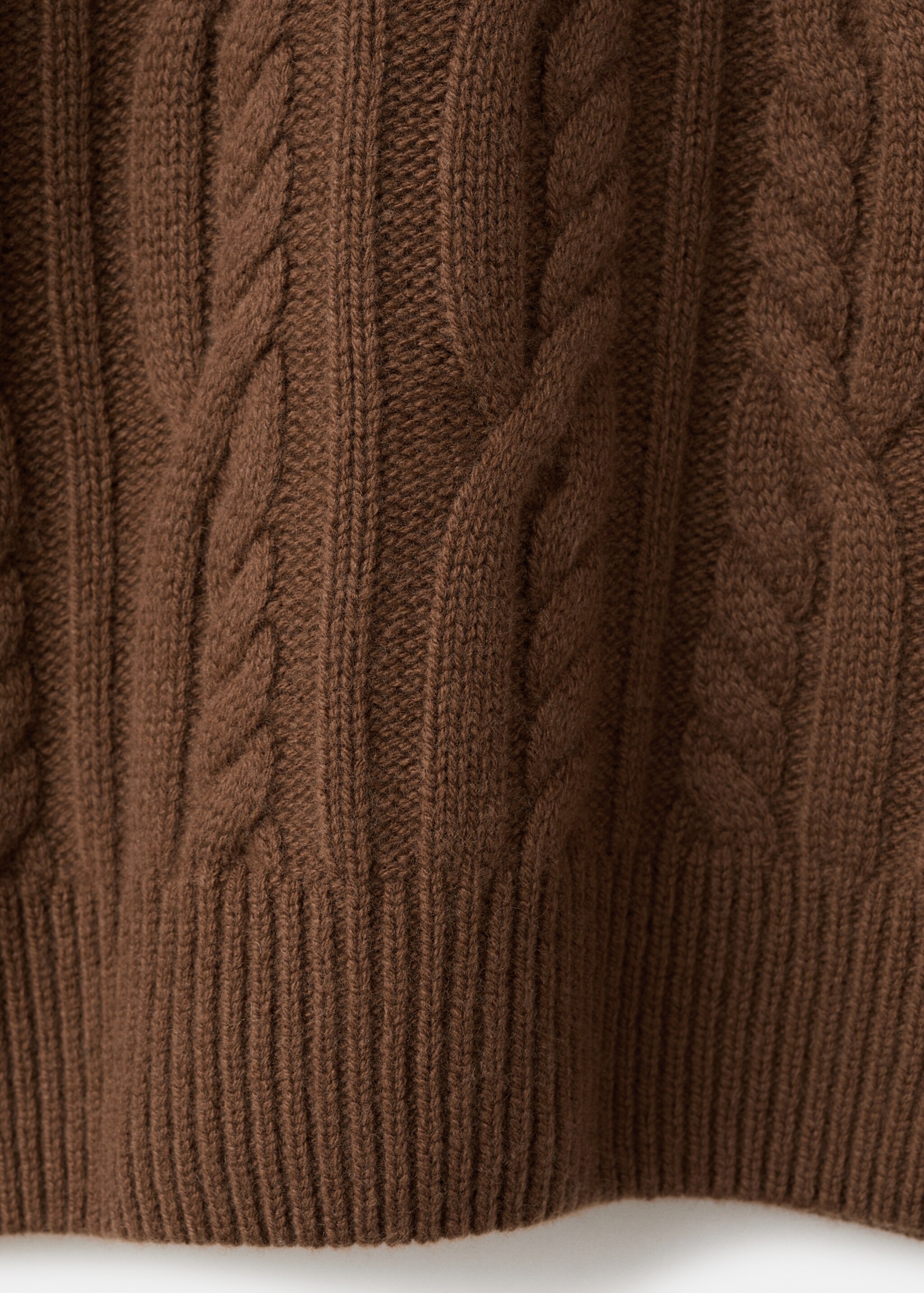 Pull 100 % coton tressé - Détail de l'article 0, Caramel. Ref: 17068278-00.