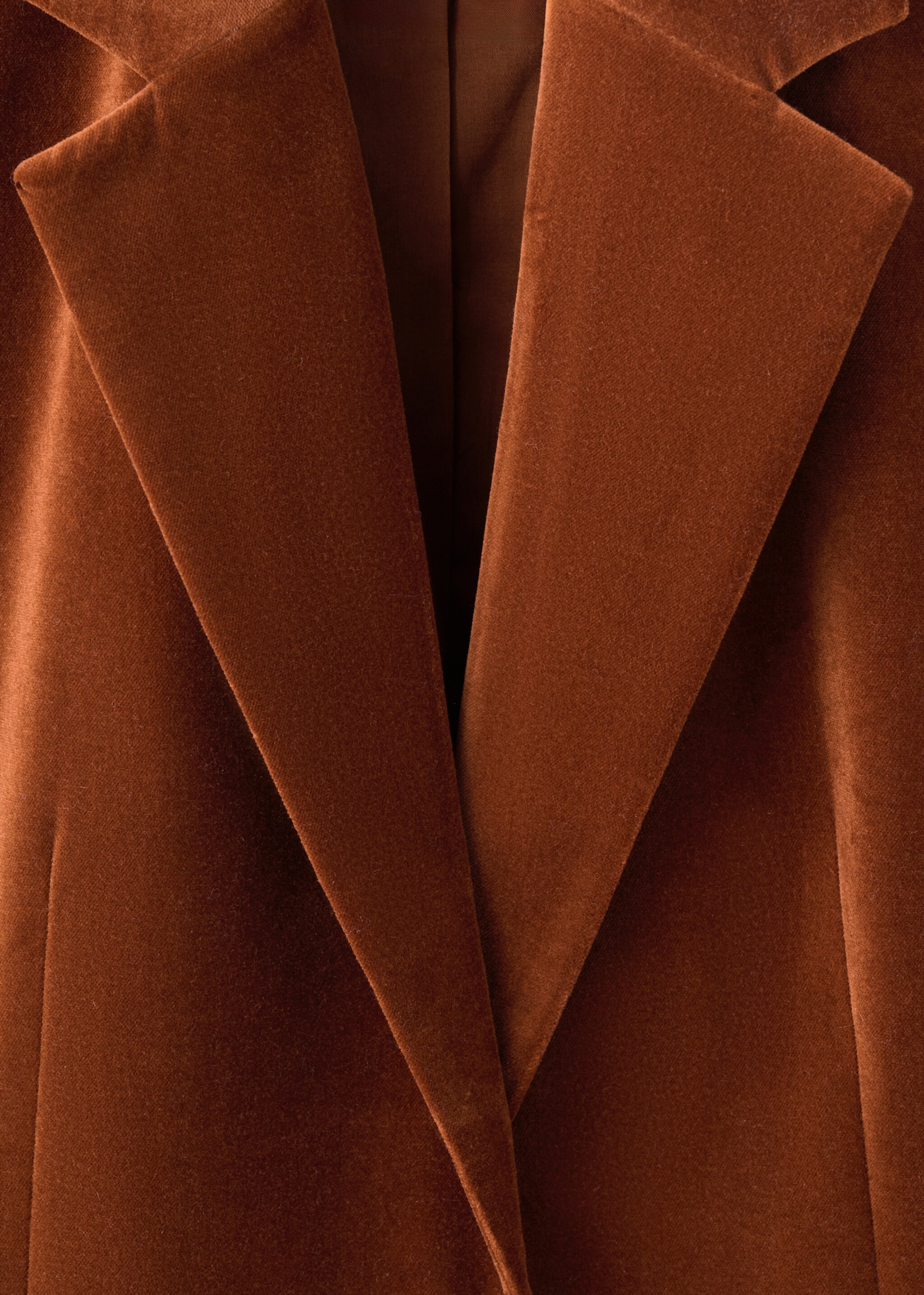 Blazer en velours à poches - Détail de l'article 8, Orange brûlé. Ref: 17068285-00.