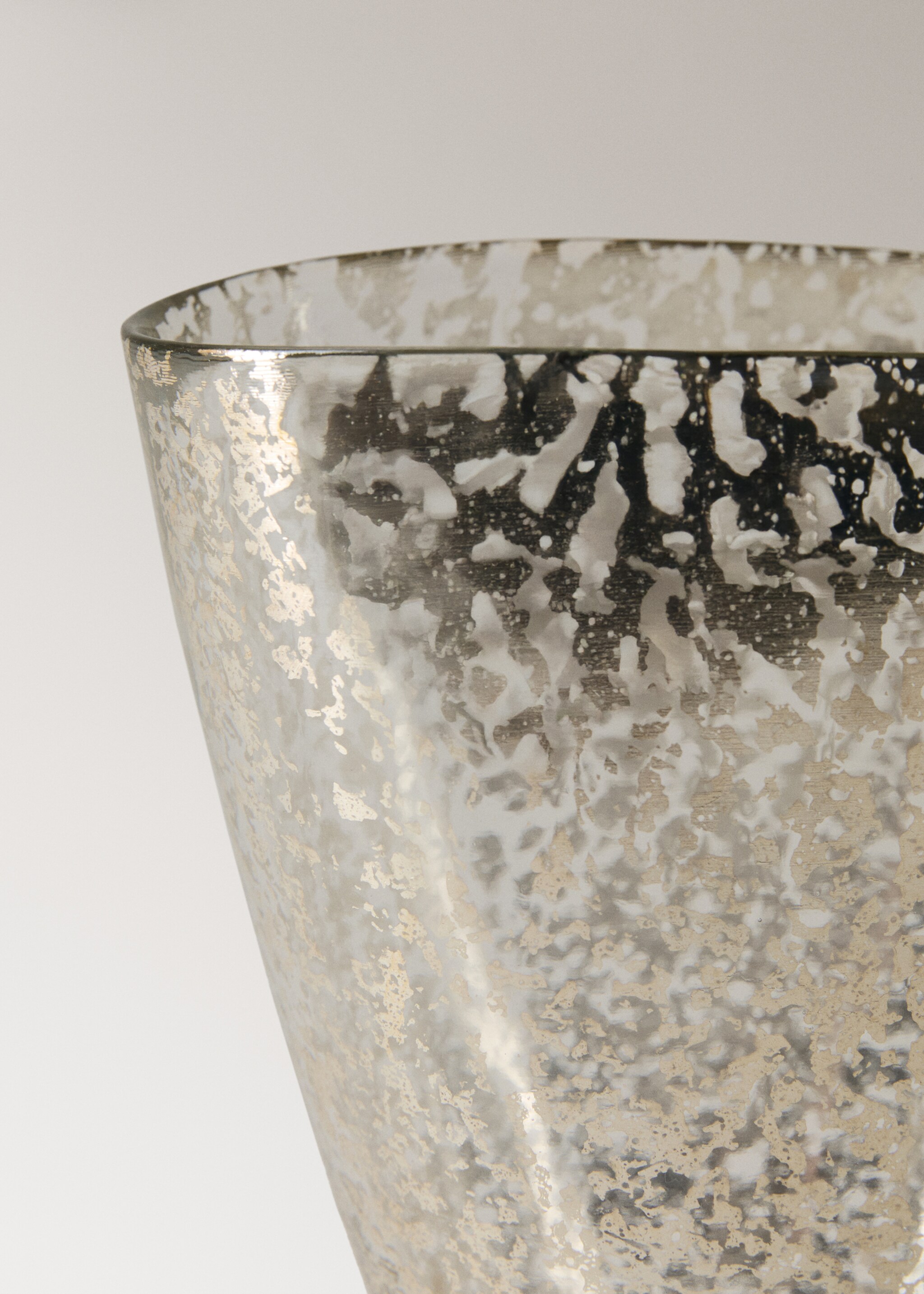 Vaso vidro mercurizado - Pormenor do artigo 1, Ouro. Ref: 17068286-00.