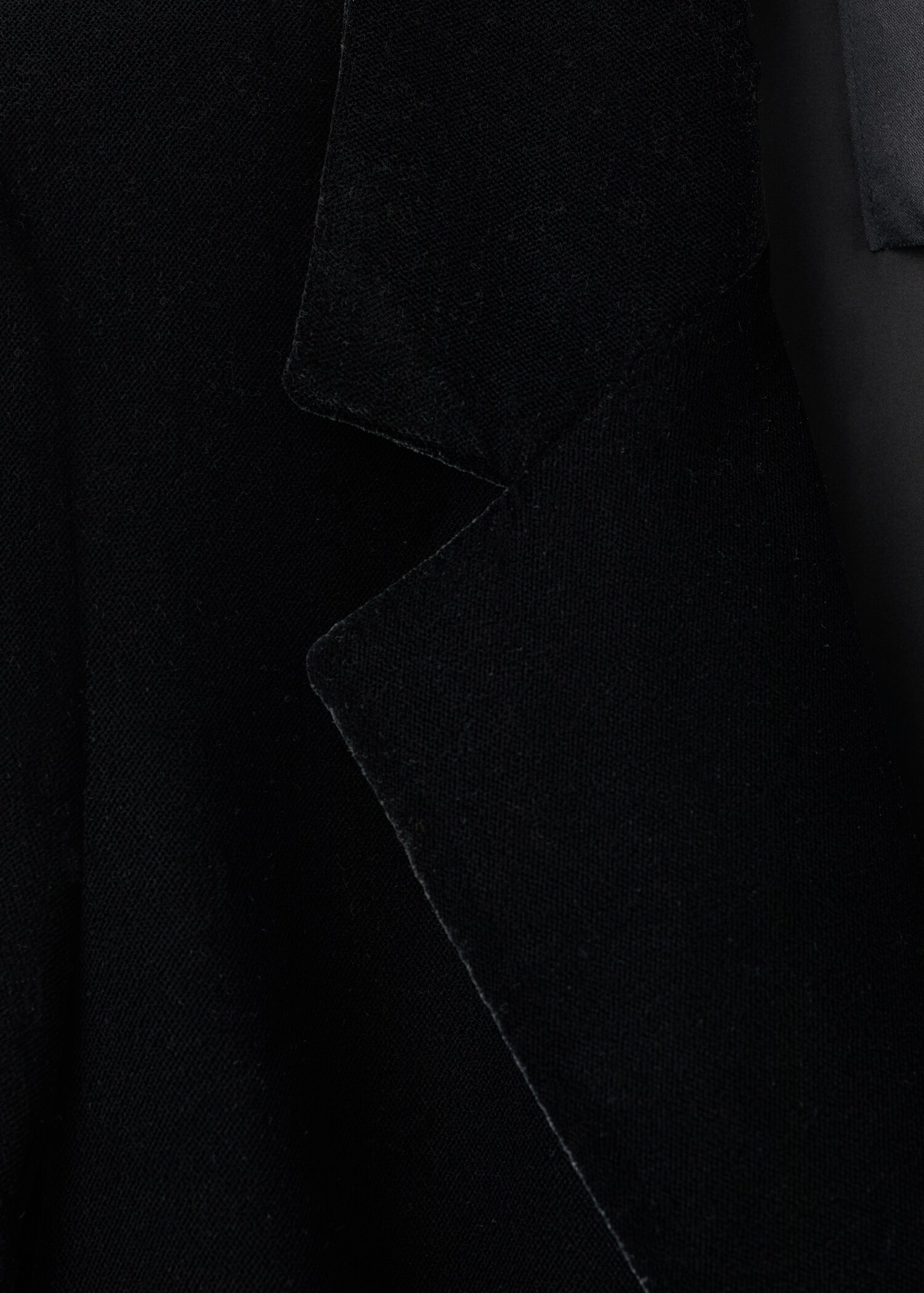 Double-breasted velvet jacket - Details of the article 0
