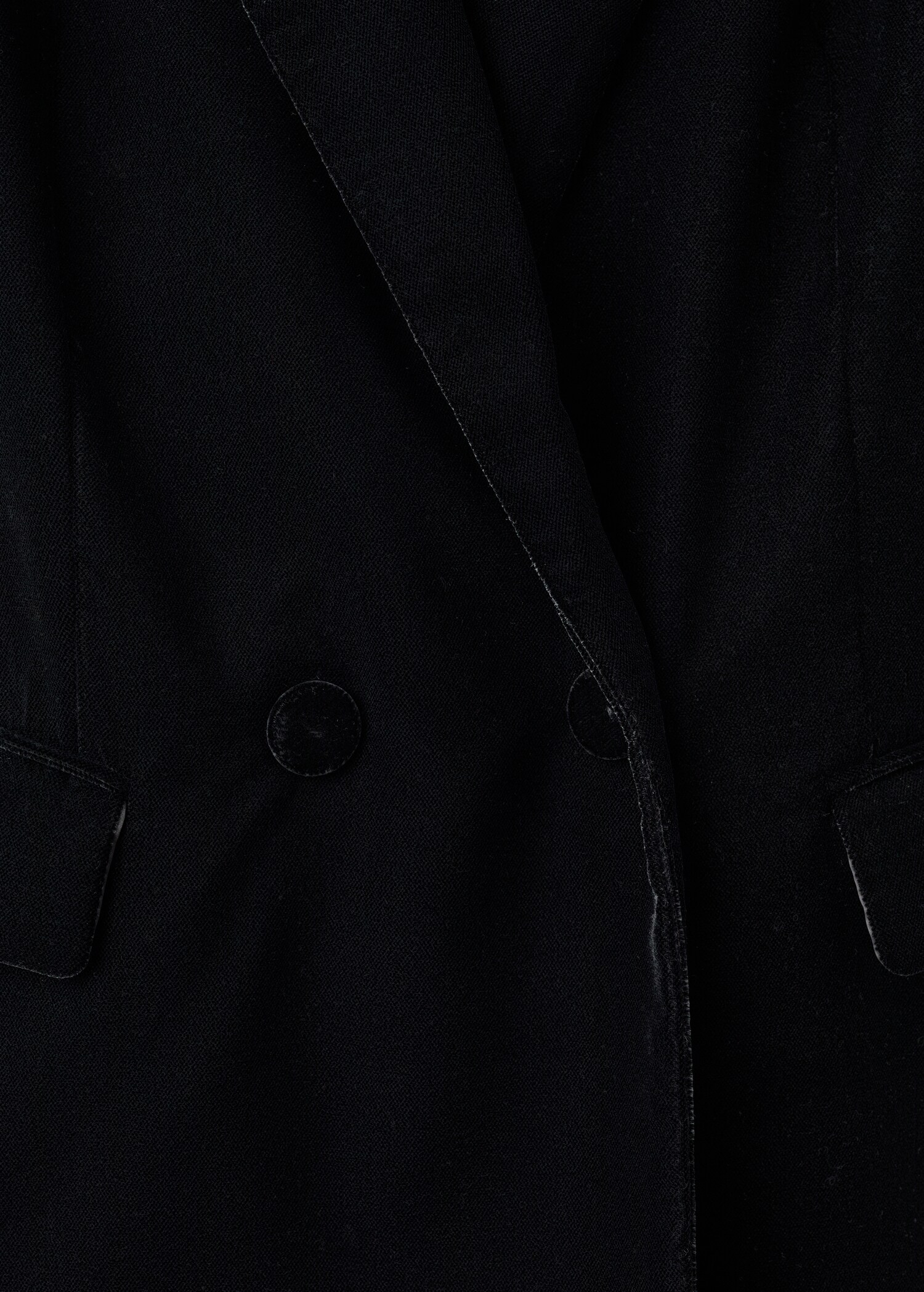 Double-breasted velvet jacket - Details of the article 8