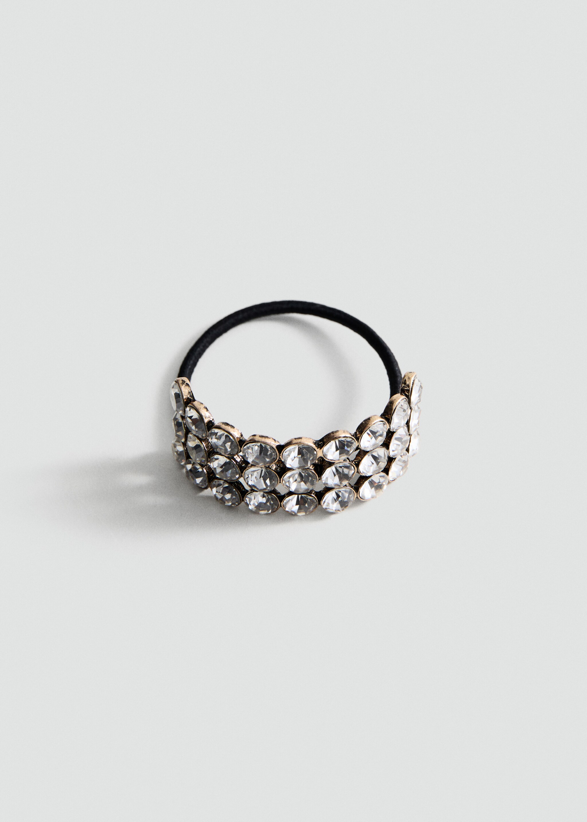 Élastique à cheveux en cristaux - Article sans modèle, Argent. Ref: 17068289-00.